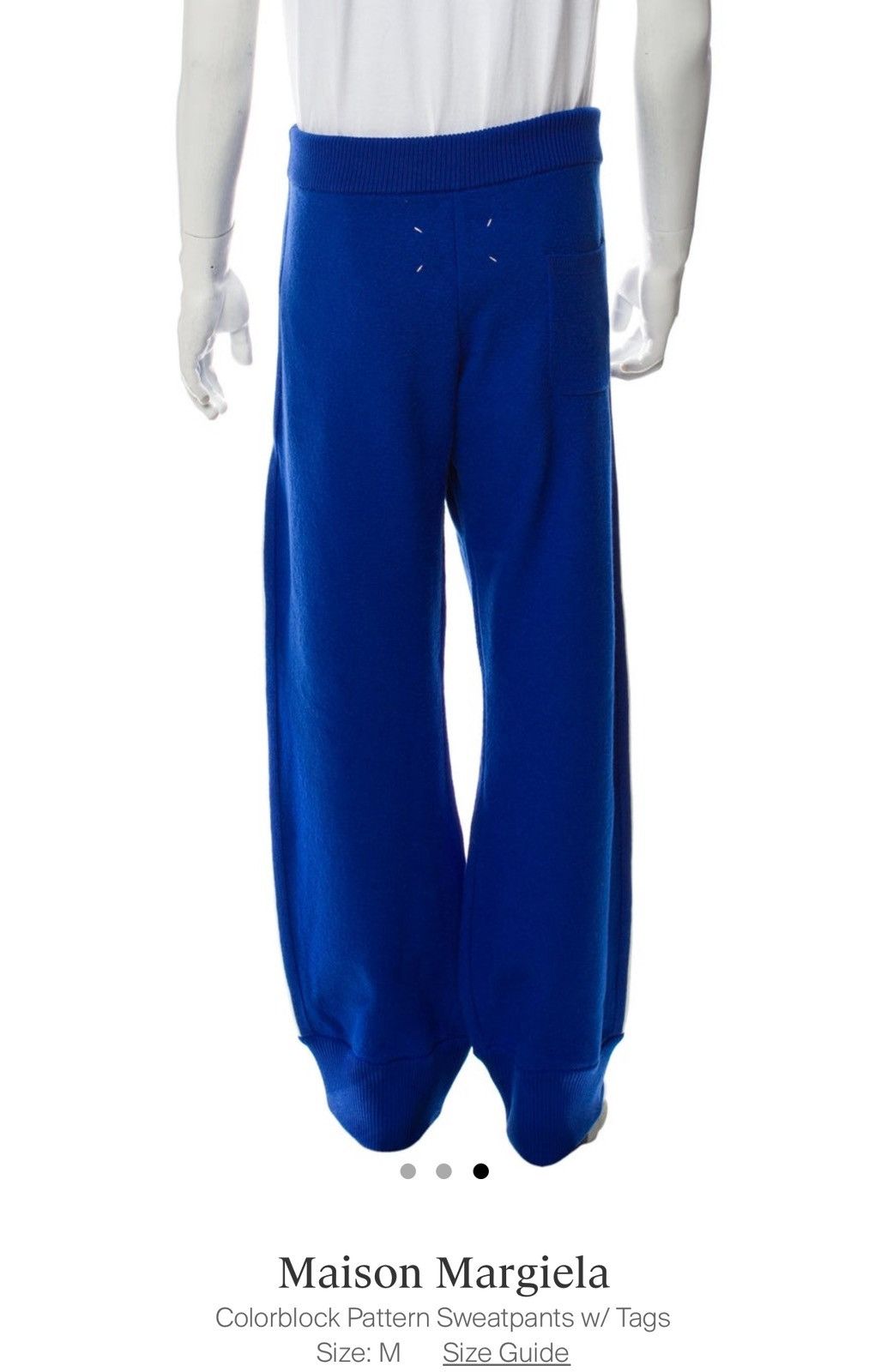 Maison Margiela Colorblock Pattern Sweatpants Size US 30 / EU 46 - 3 Thumbnail