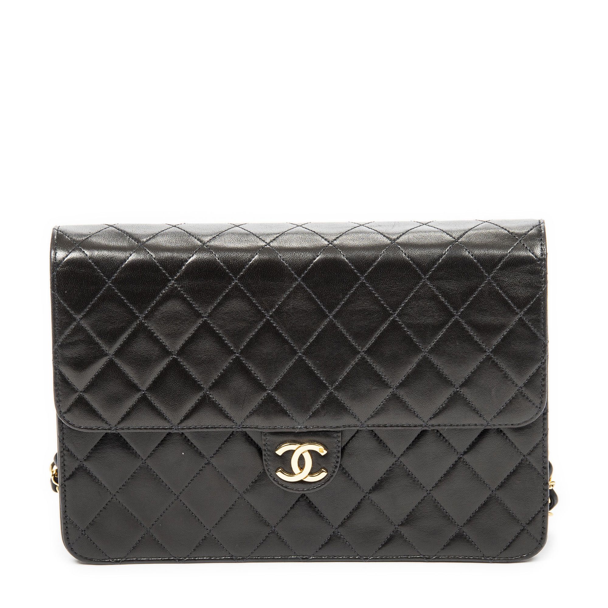 Chanel Vintage Push Lock Straight Flap Size ONE SIZE - 1 Thumbnail