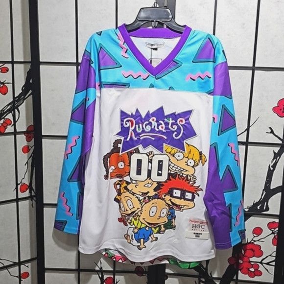Other Rugrats Reptar Hockey Jersey Size Large NWT Size US L / EU 52-54 / 3 - 1 Thumbnail