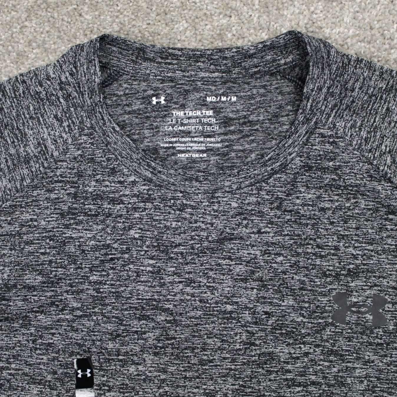 Under Armour Under Armour Tech Tee 2.0 Shirt Mens Medium Gray UA HeatGear Loose Fit S/S T-Shirt NWT Size US M / EU 48-50 / 2 - 6 Thumbnail
