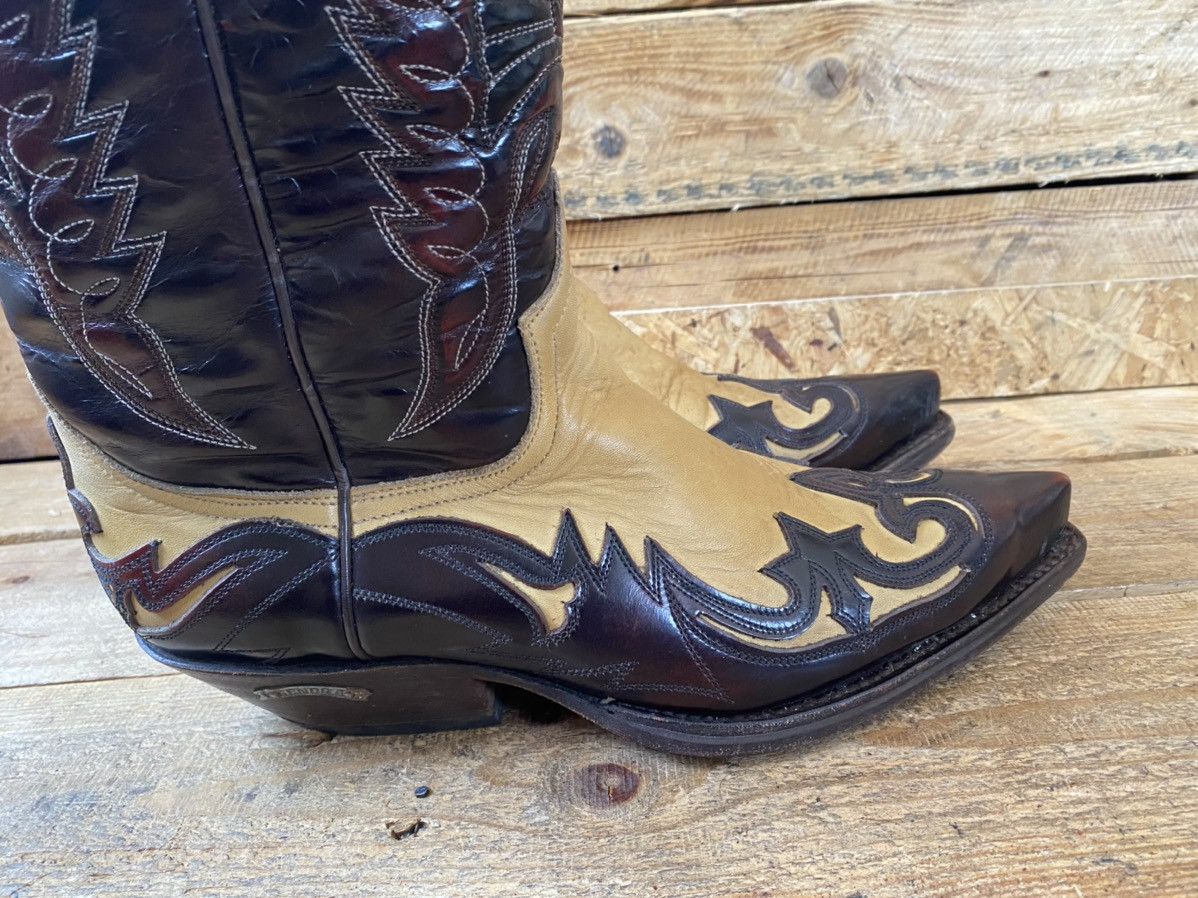 Cowboy Equipment Sendra western riding cowboy floral boots sz 42 Size US 8.5 / EU 41-42 - 13 Thumbnail