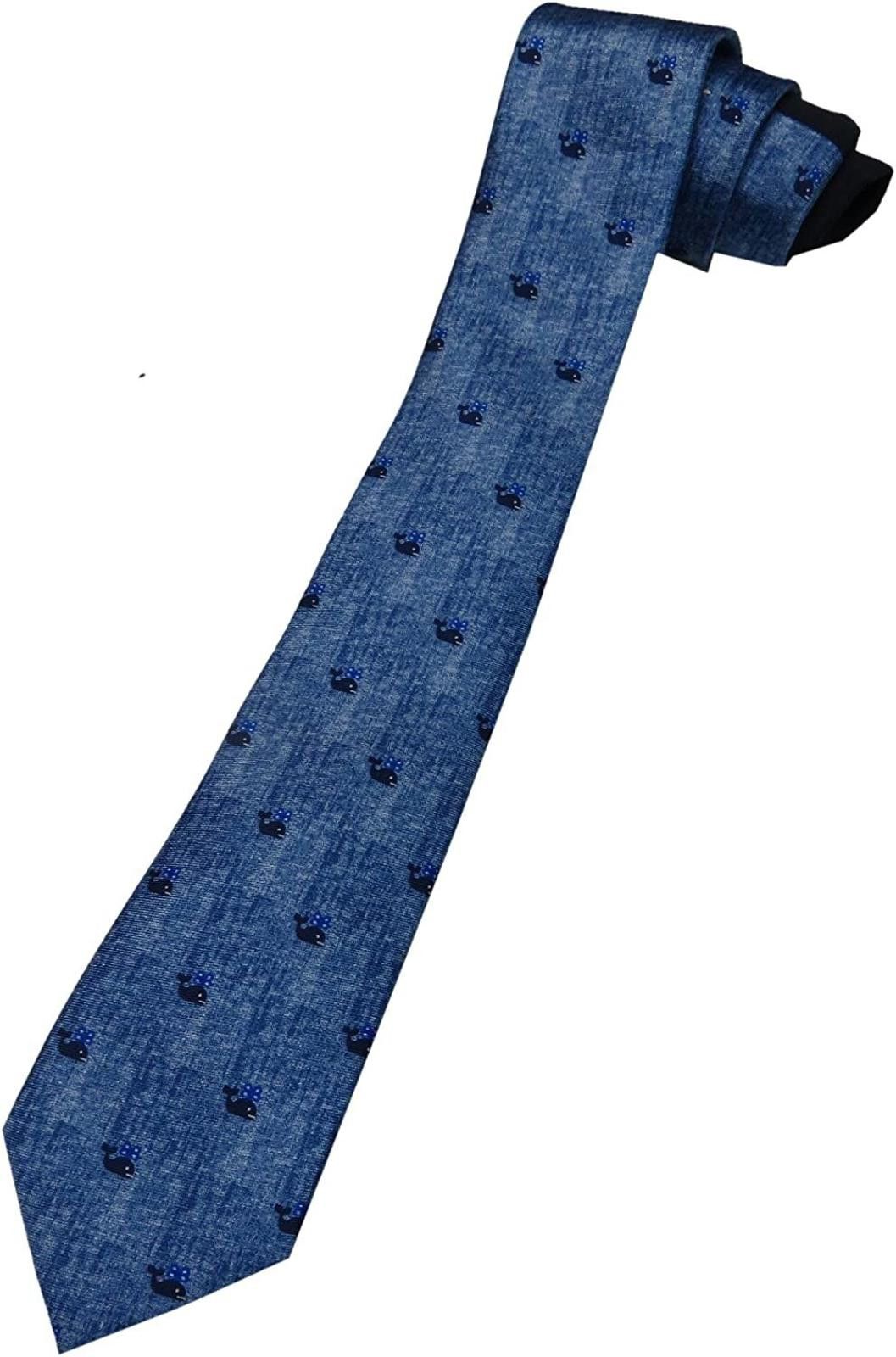 Chaps Chaps Necktie Blue Neck Tie with Whales Silk New NWT Size ONE SIZE - 1 Preview