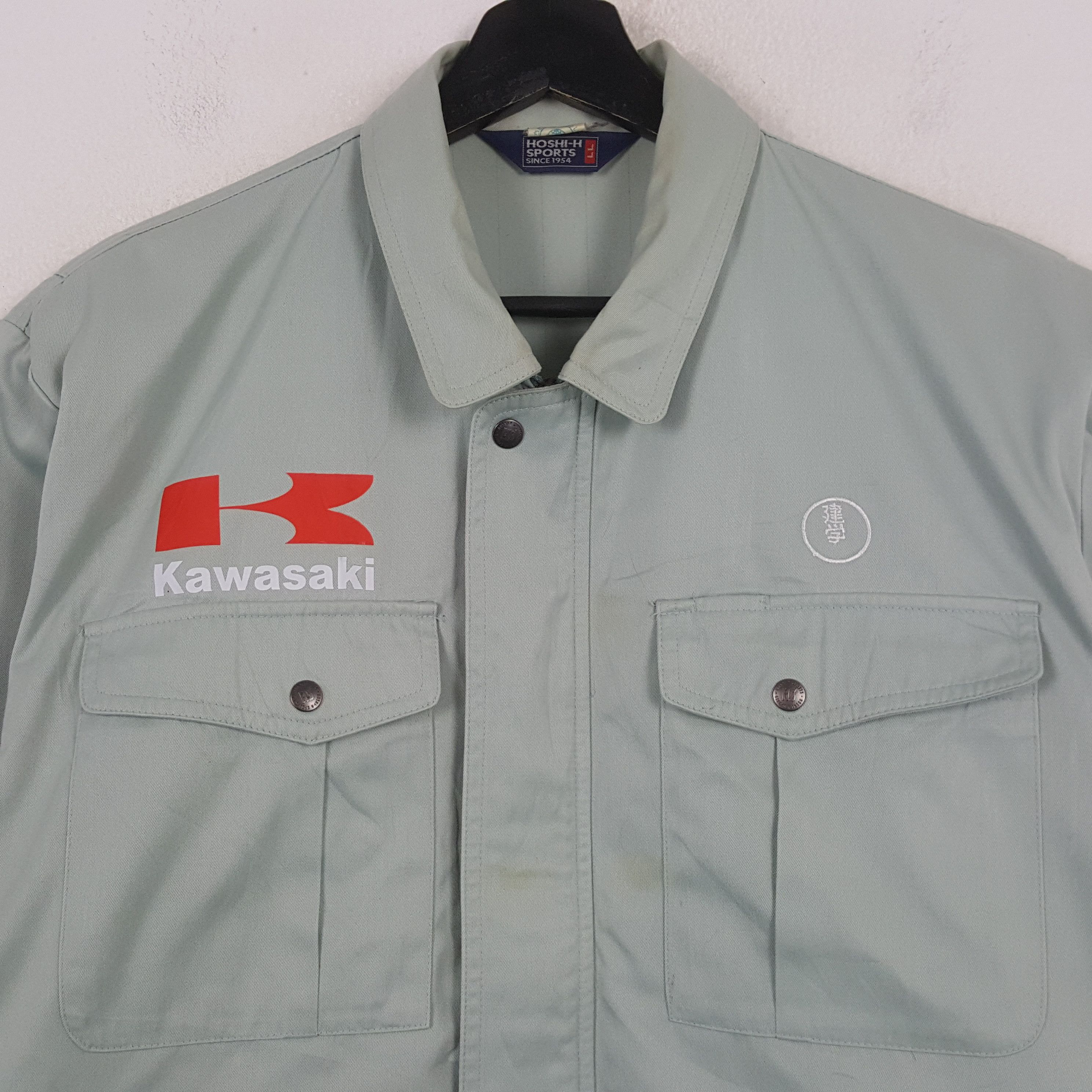 Vintage Kawasaki Japanese Brand Custom Art Jacket RR16 Size US L / EU 52-54 / 3 - 4 Thumbnail