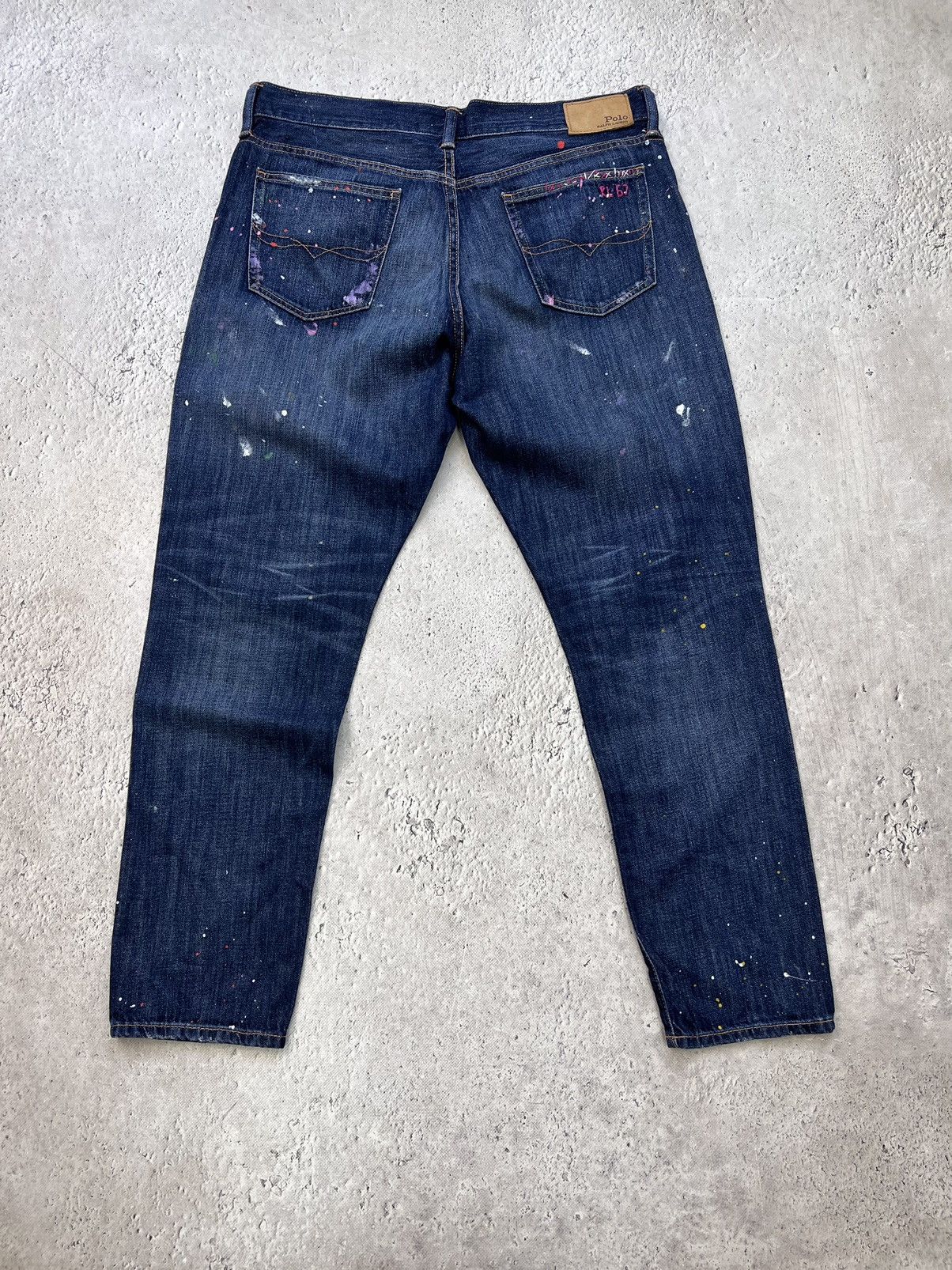 Denim & Supply Ralph Lauren × Polo Ralph Lauren × Vintage Vintage Denim & Supply RL Slim Distressed Denim Jeans 36×30 Size US 31 - 13 Thumbnail