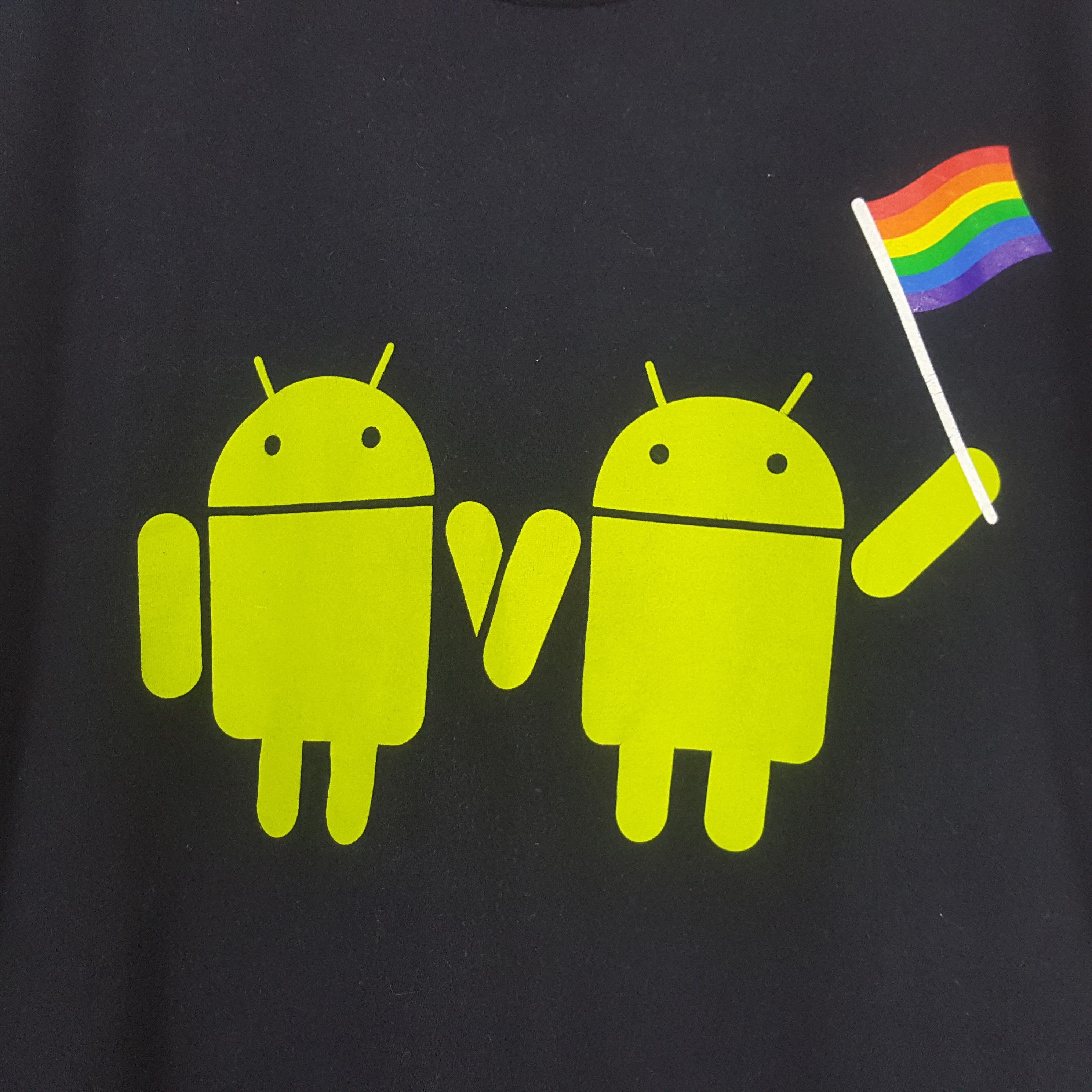 Vintage Google Android Logo Design Style Tshirt C285N59 Size US L / EU 52-54 / 3 - 2 Thumbnail