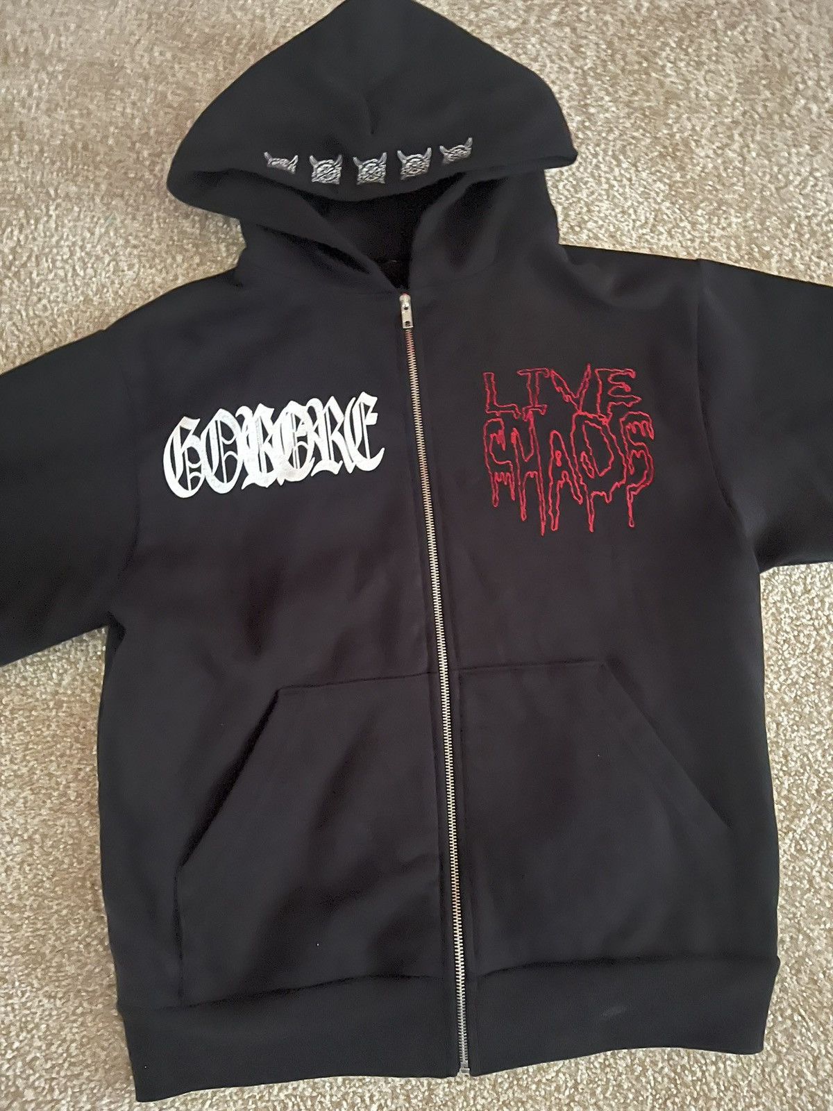 Destroy Lonely × Ken Carson × Playboi Carti Ken Carson AGC Tour Merch Zip-Up Jacket Size US M / EU 48-50 / 2 - 1 Thumbnail
