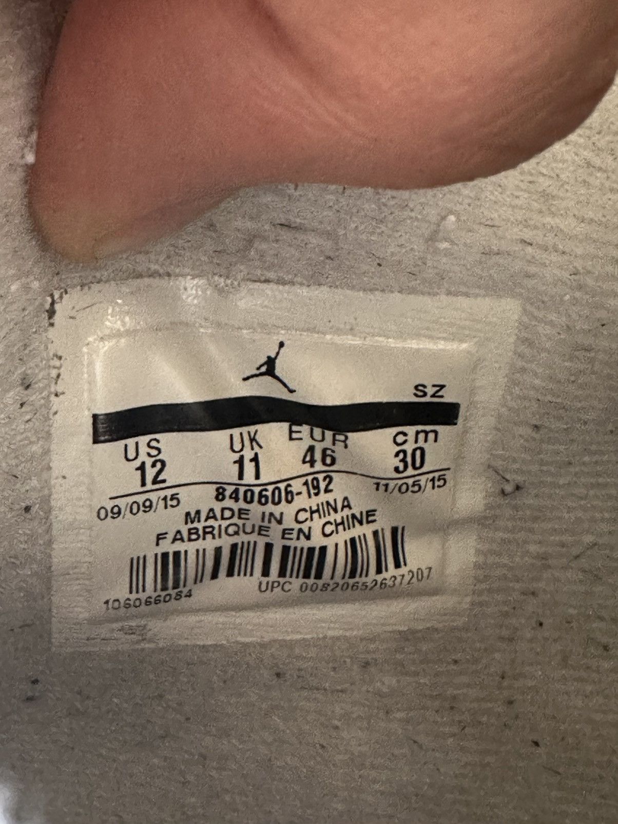Jordan Brand Air Jordan 4 Cement Size US 12 / EU 45 - 9 Thumbnail