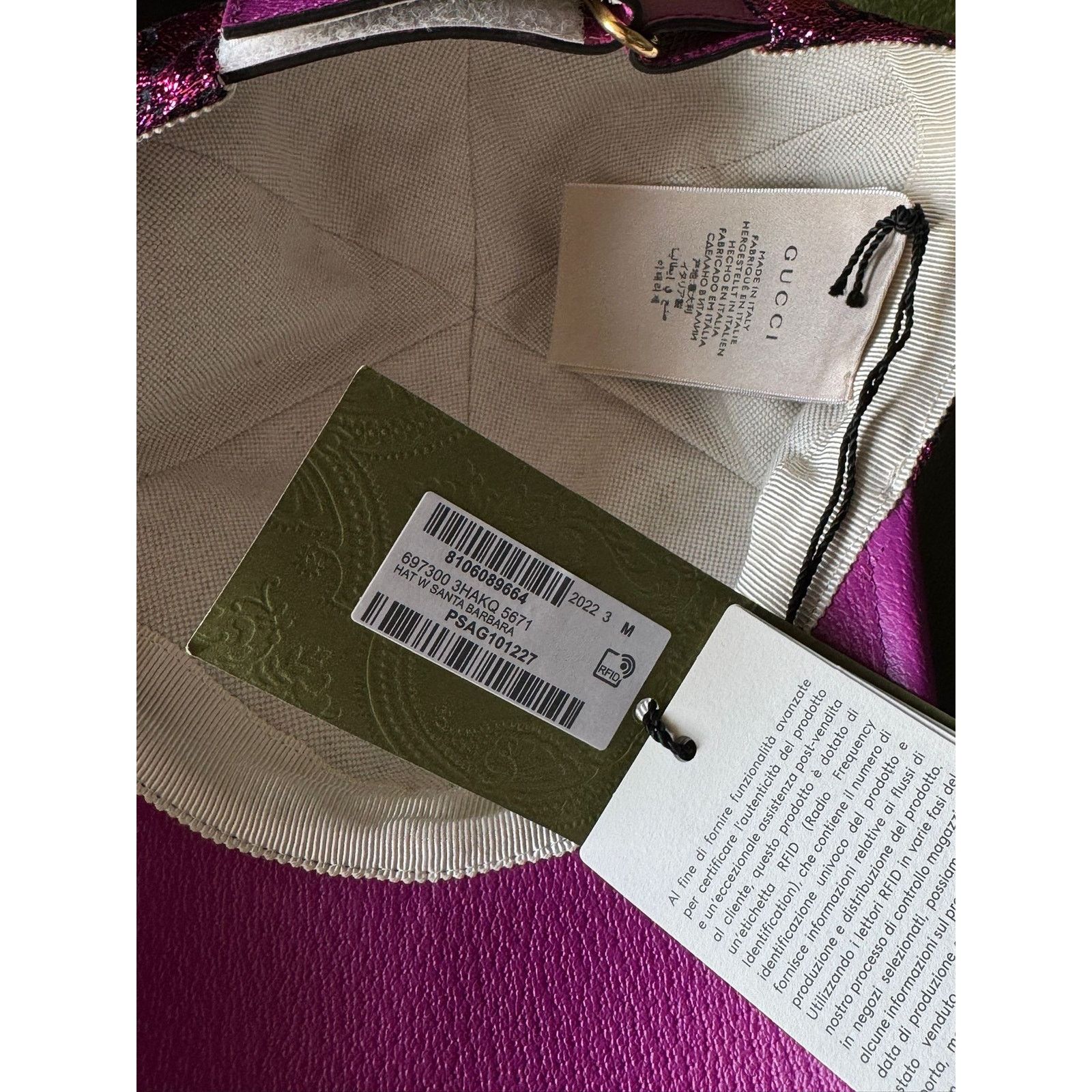 Gucci o1alis0126 Size: M / GG pattern baseball cap metallic pink Size ONE SIZE - 6 Thumbnail