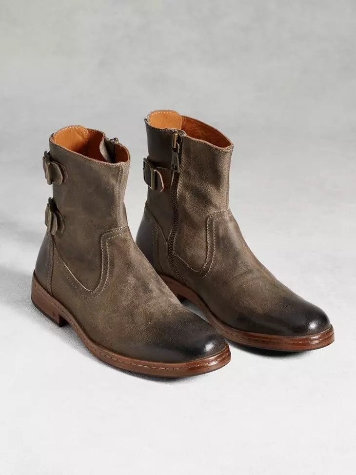 John Varvatos Engineer Triple Buckle Boot Size USA 7.5 EU 40.5 Size US 7.5 / EU 40-41 - 2 Thumbnail