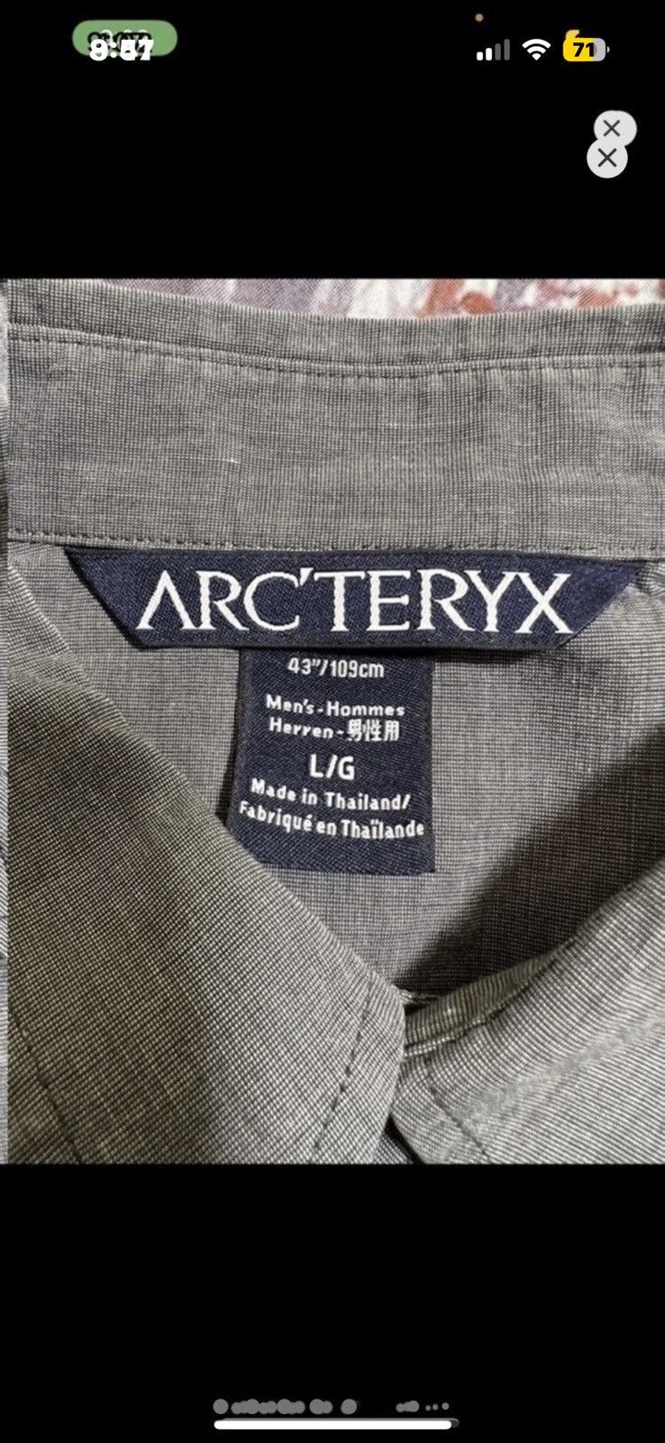 Arc'teryx ***FINAL DROP***RARE 00s ARCTERYX TECHNICAL BUTTON UP L Size US L / EU 52-54 / 3 - 6 Thumbnail