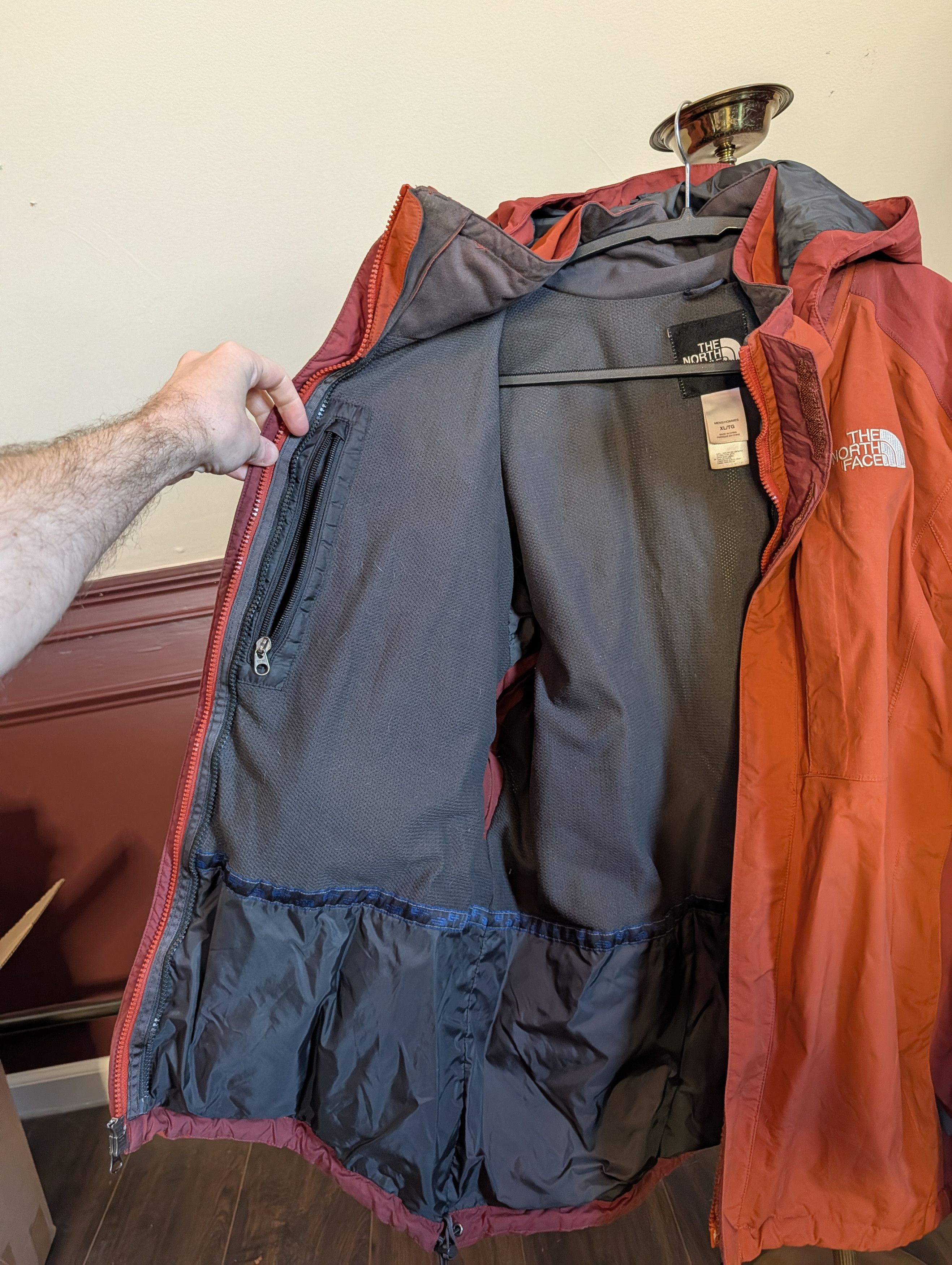 The North Face GORE TEX Orange 2005 Zip-Up Parka Coat Nylon Shell Size US XL / EU 56 / 4 - 9 Thumbnail