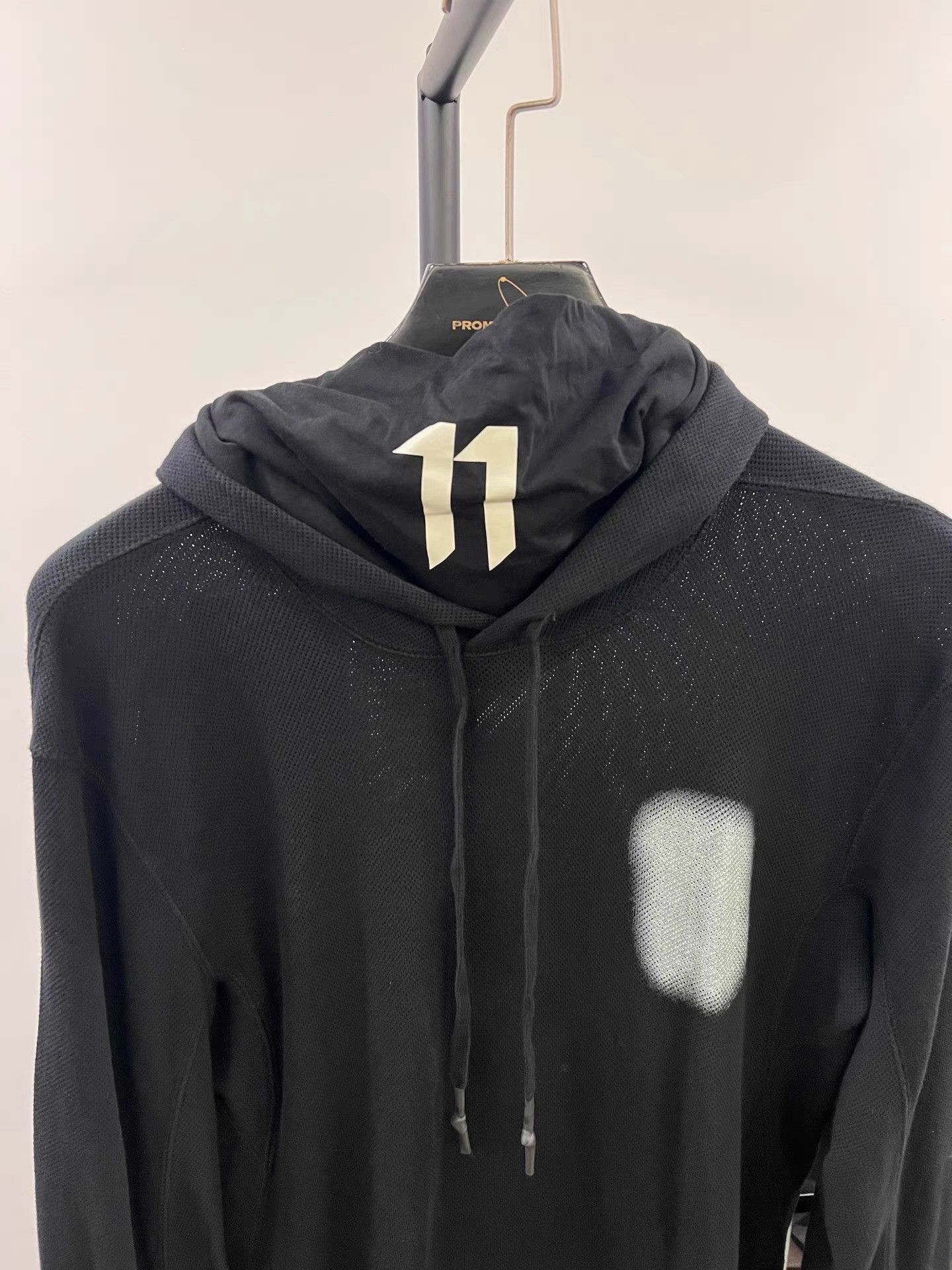 11 By Boris Bidjan Saberi 11by BBS Mesh Face Cover Faded Print Hoodie K35 Size US S / EU 44-46 / 1 - 3 Thumbnail