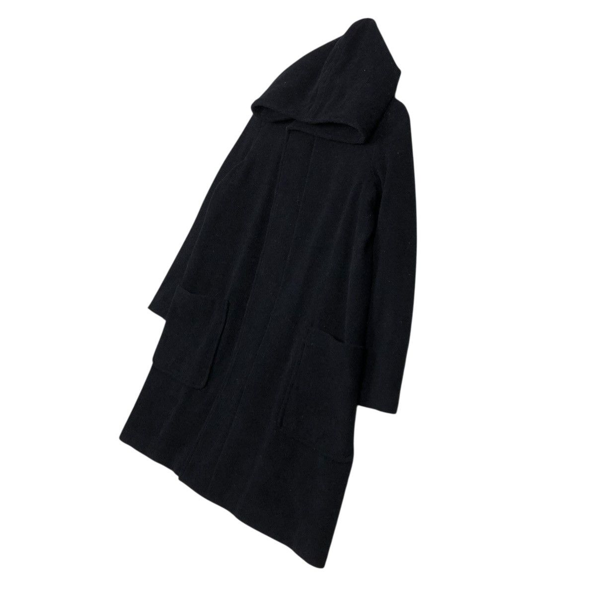Issey Miyake 🔥RICH BLACK OVER SIZED WOOL LONG JACKET ZUCCA ISSEY MIYAKE Size US M / EU 48-50 / 2 - 2 Thumbnail