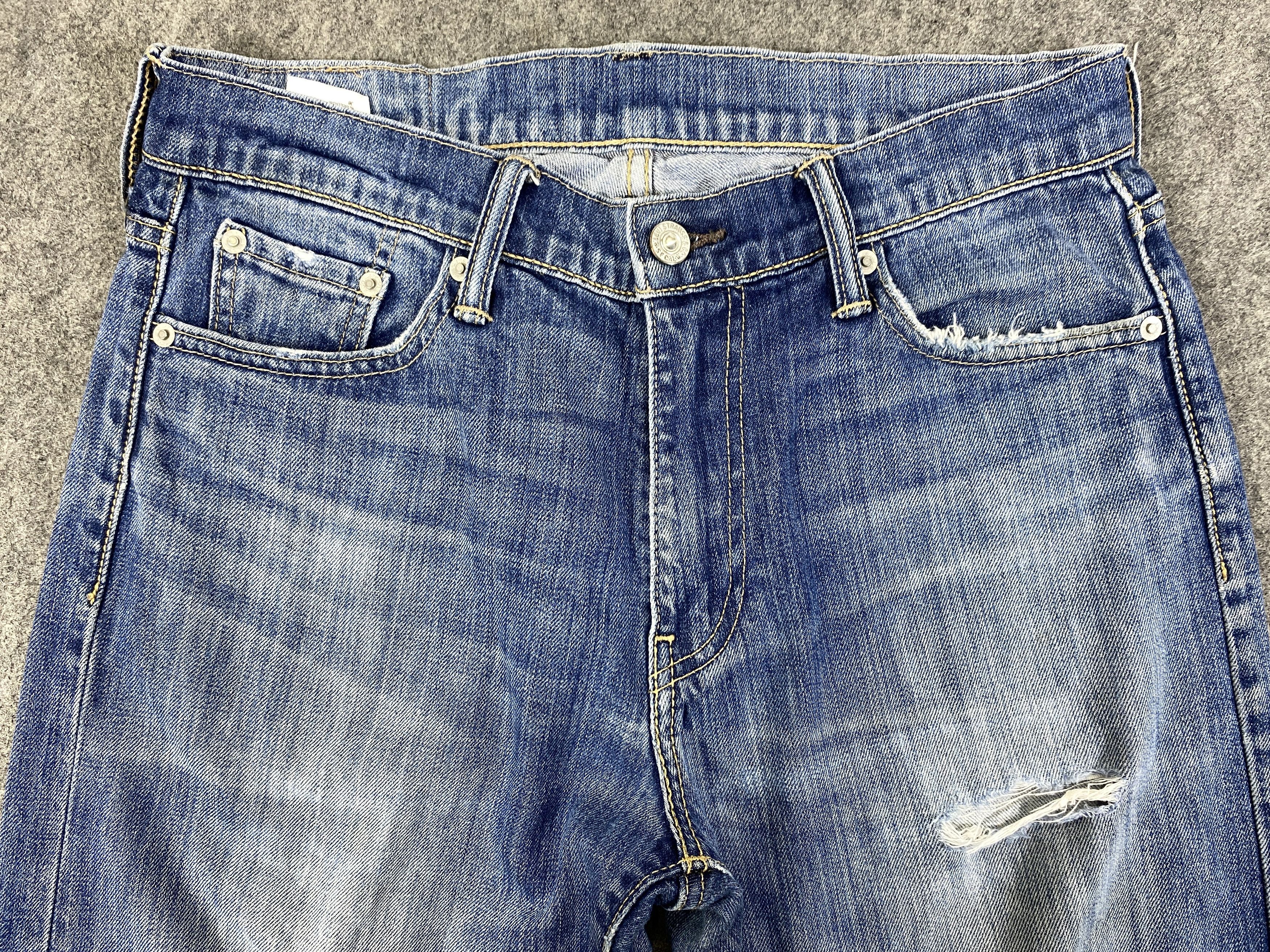 Levi's Faded Blue Vintage Levi's 513 Jeans 30x28.5 - JN3328 Size US 30 / EU 46 - 3 Thumbnail