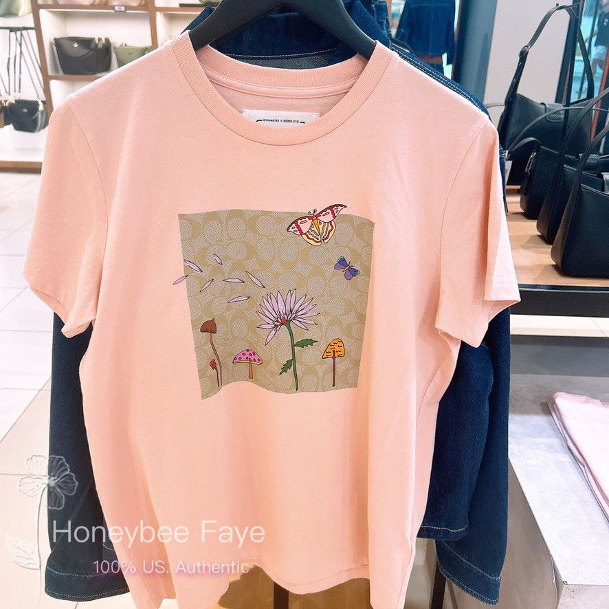 Coach Coach X Observed By Us Florals Signature Square T Shirt Size M / US 6-8 / IT 42-44 - 3 Thumbnail