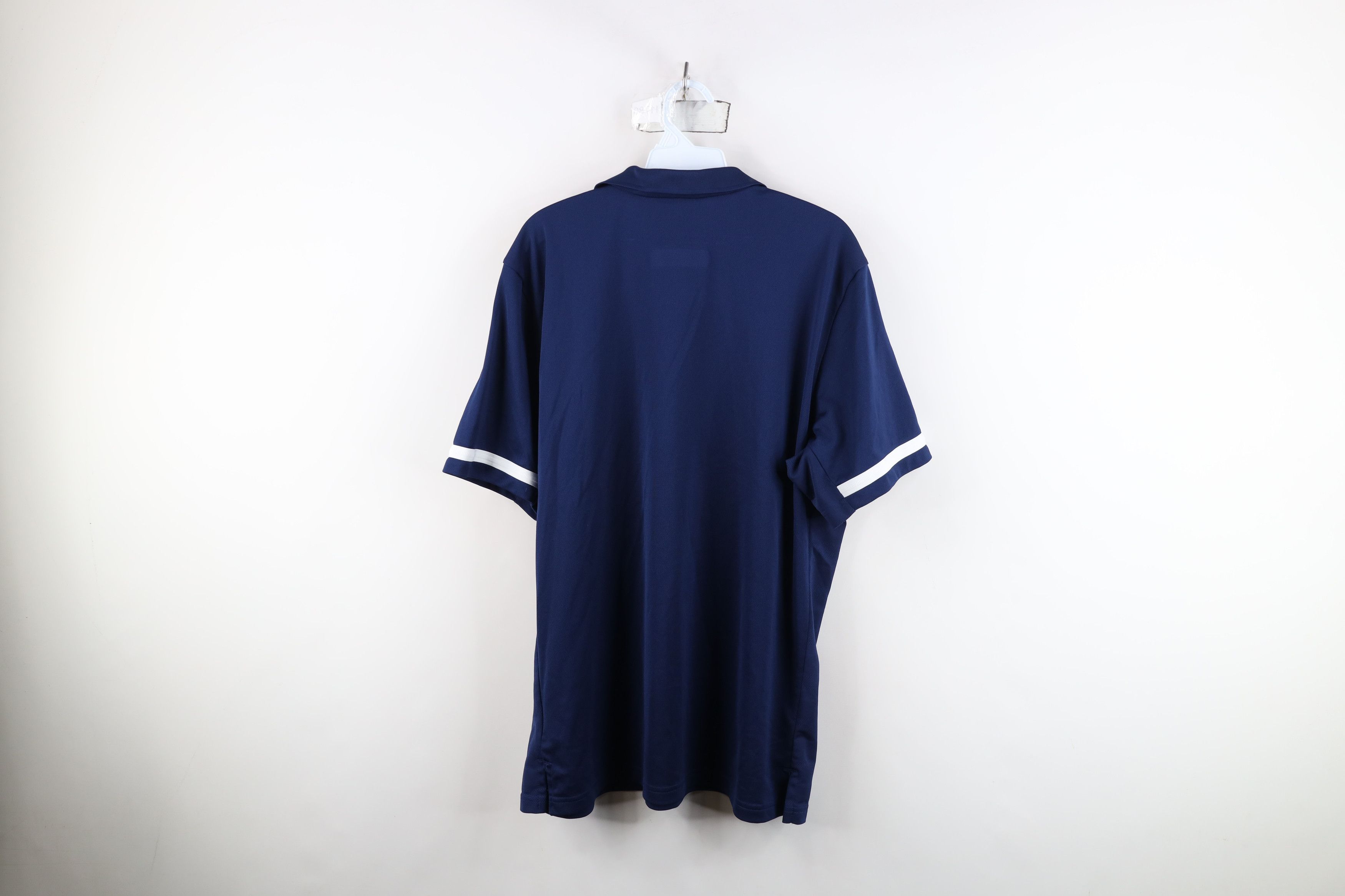 Adidas Adidas University of Akron Baseball Collared Polo Shirt Blue Size US XL / EU 56 / 4 - 13 Thumbnail
