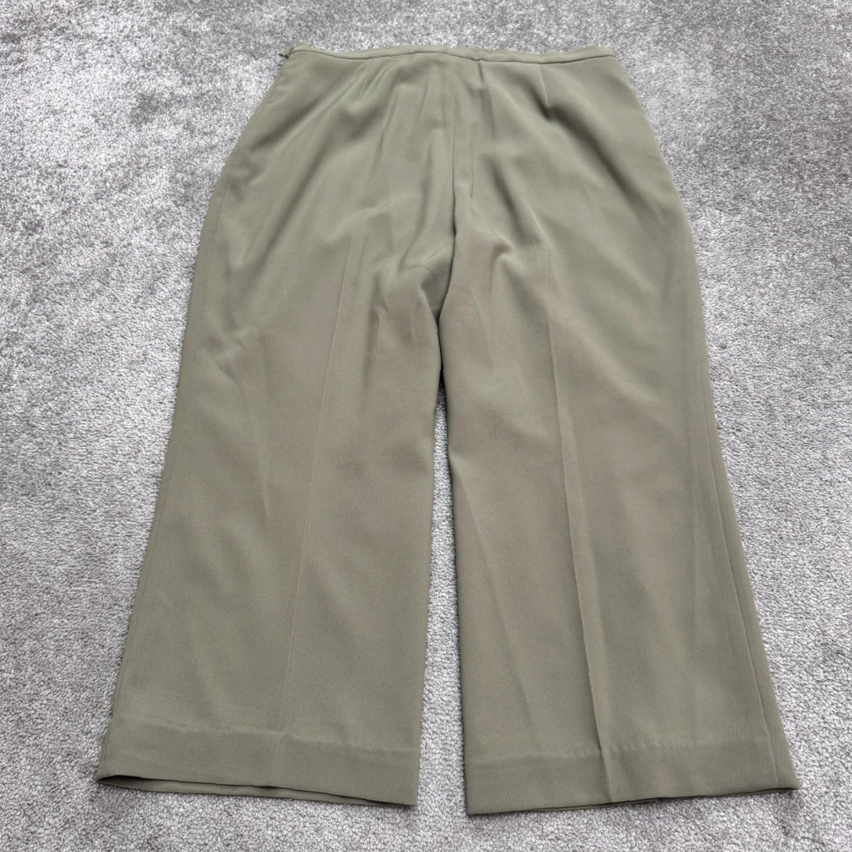 Vintage VINTAGE Le Suit 2Pc Set Dress Pants Blazer Womens 16P Petite Green Wide Leg Size 38" / US 16 / IT 52 - 5 Thumbnail