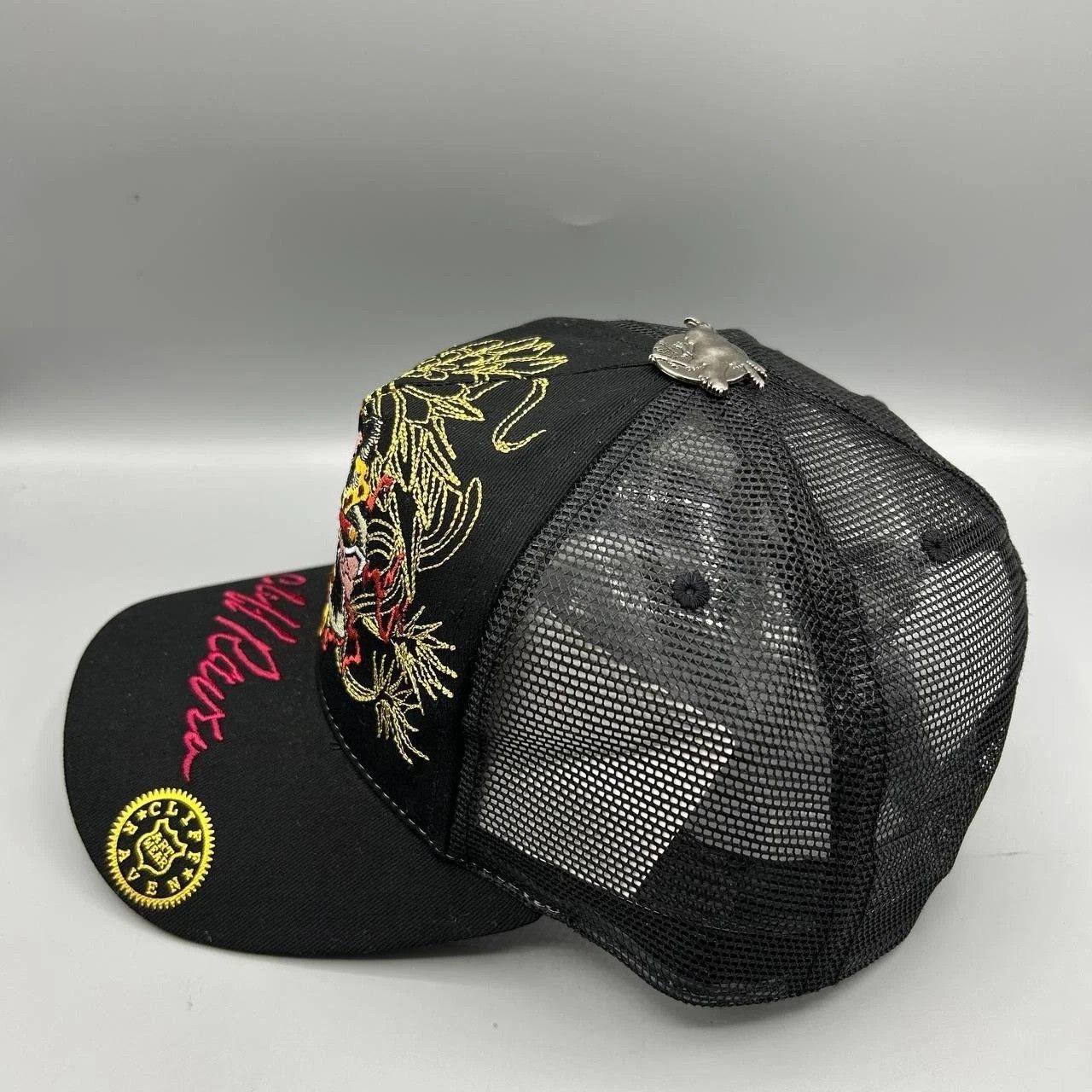 Other Vintage Cliff Raven Ed Hardy Japanese tattoo Snap back 90s Size ONE SIZE - 5 Thumbnail