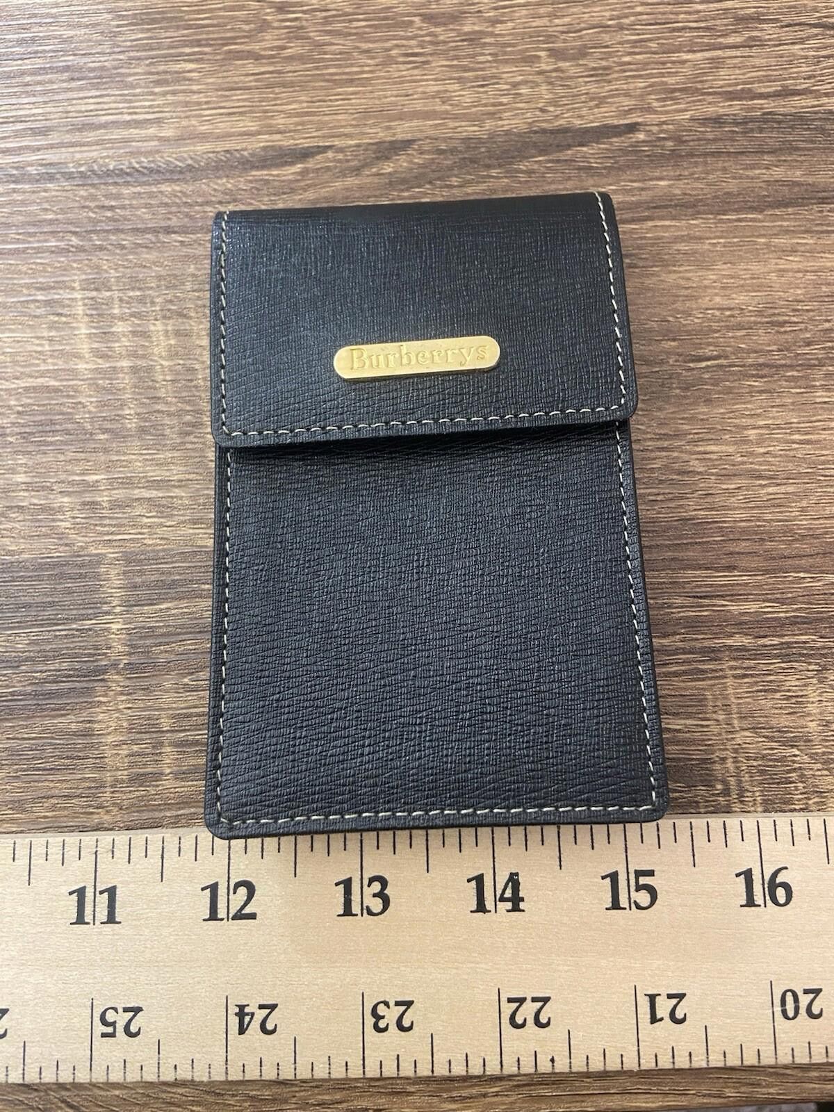Burberry Burberry Burberrys nova check black leather cigarette case Size ONE SIZE - 3 Thumbnail