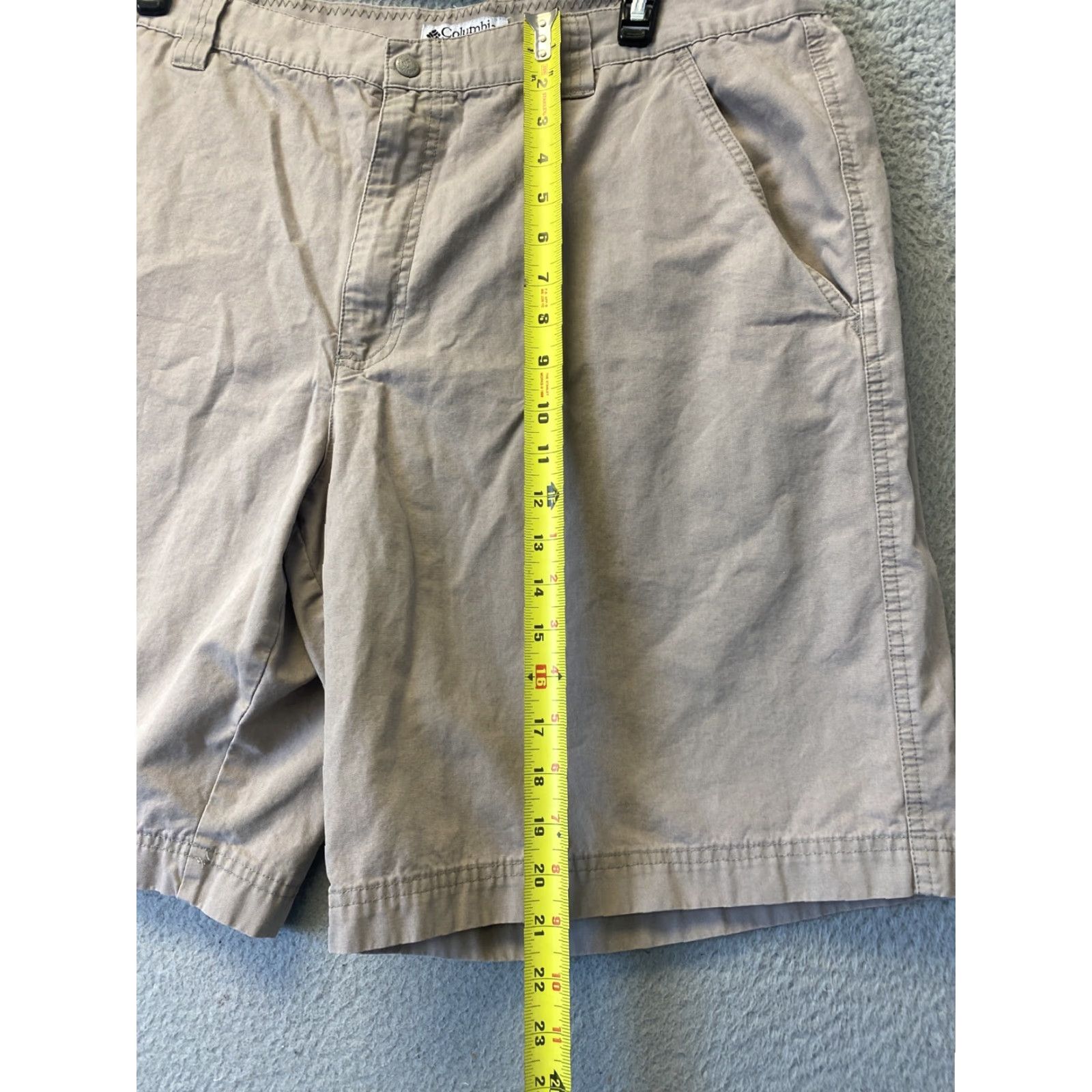 Vintage Columbia Men’s Chino Shorts Casual Outdoor Size 40 Beige Light Brown Summer Size US 40 / EU 56 - 5 Thumbnail
