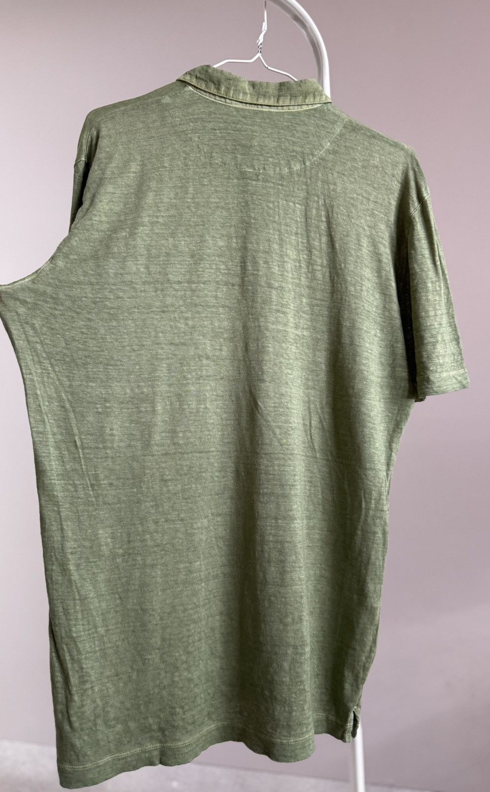 120% Lino 120% Lino Men Linen Polo Shirt Size US XL / EU 56 / 4 - 5 Thumbnail