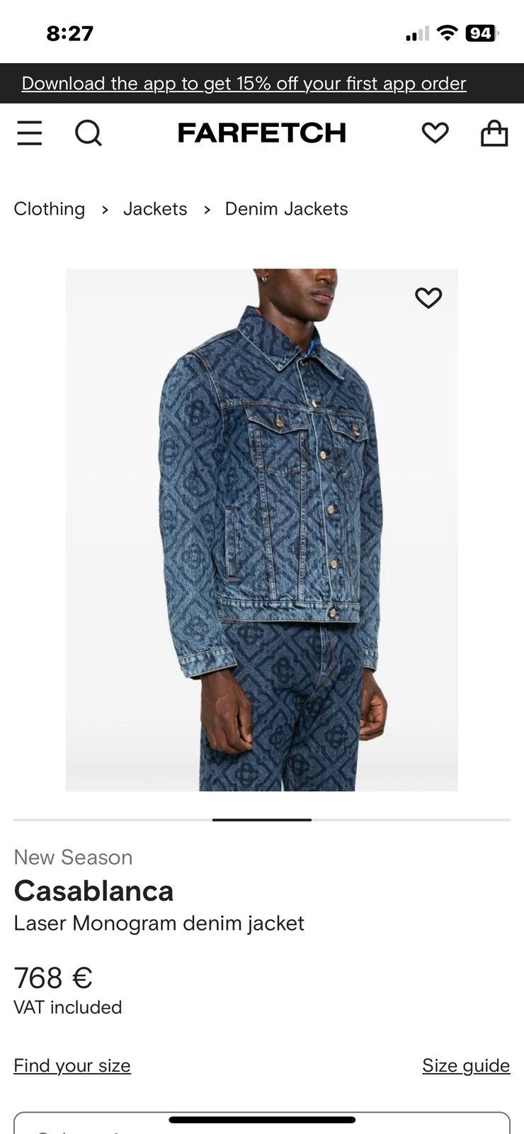 Casablanca Aw24/25 Size US XL / EU 56 / 4 - 10 Thumbnail