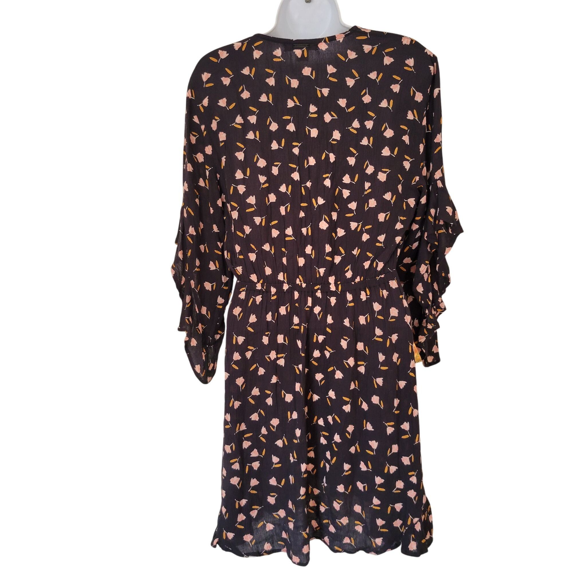 Billabong Billabong M LOVE LIGHT Golden Hour Floral Print Mini Dress R Size M / US 6-8 / IT 42-44 - 4 Thumbnail