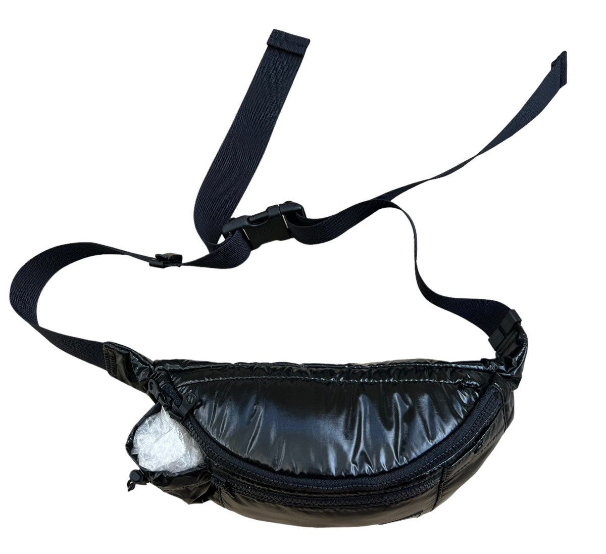 Porter Porter Japan Black Ripstop Nylon Tanker Waist Bag Size ONE SIZE - 7 Thumbnail