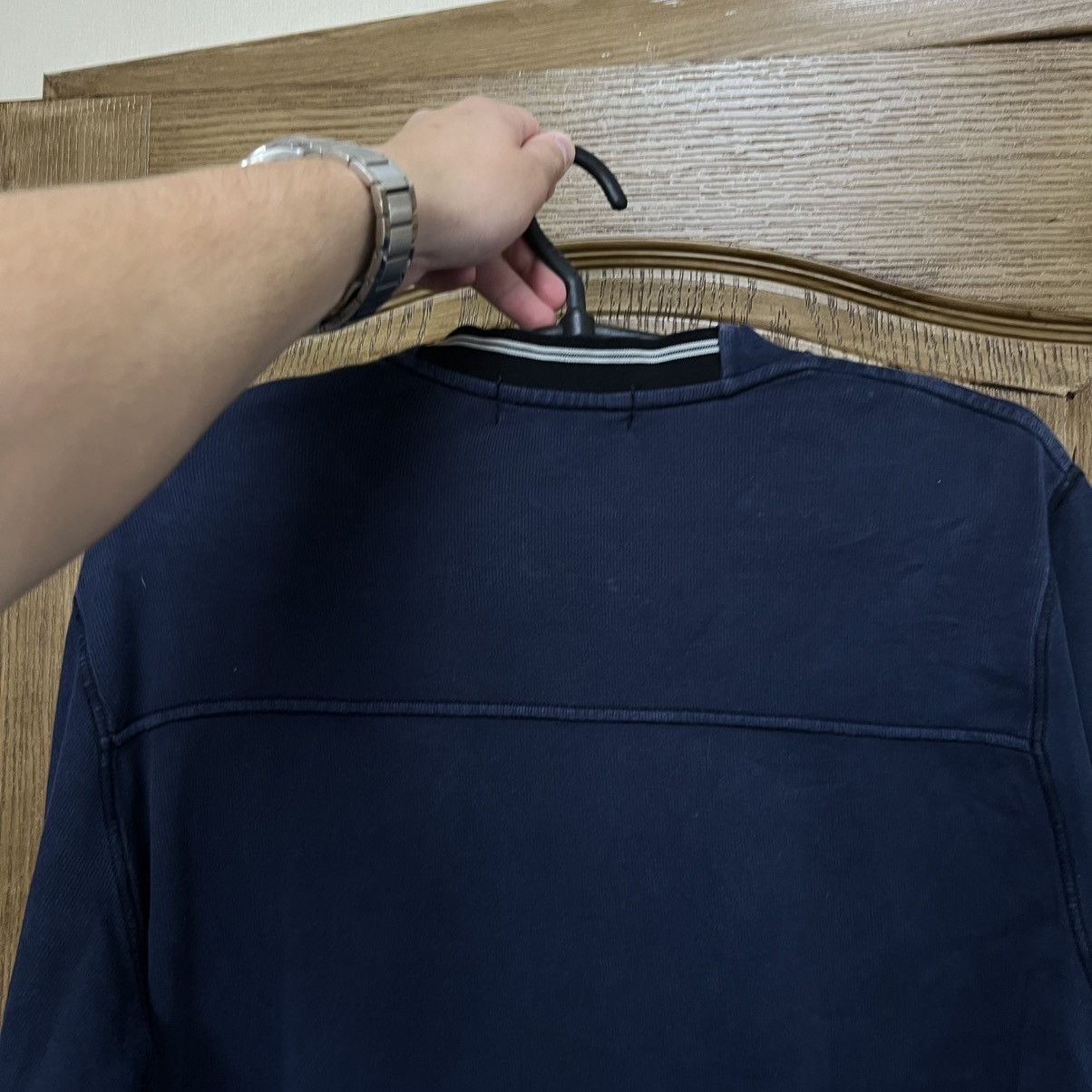 Stone Island Vintage Stone Island Sweatshirt Navy Blue Size US L / EU 52-54 / 3 - 11 Thumbnail