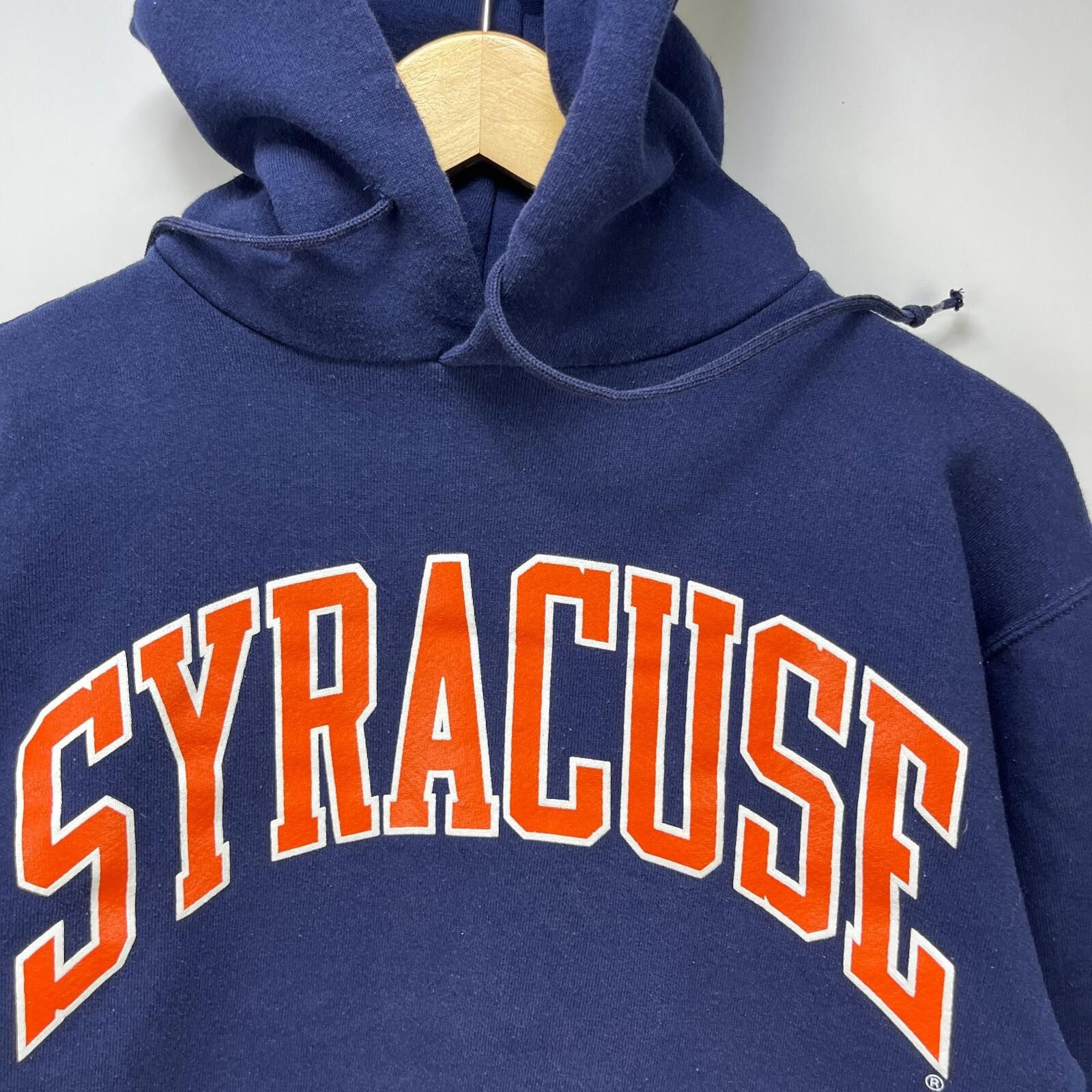 Russell Athletic Vintage 90s Russell Syracuse Orange University Hoodie Small Size ONE SIZE - 3 Thumbnail