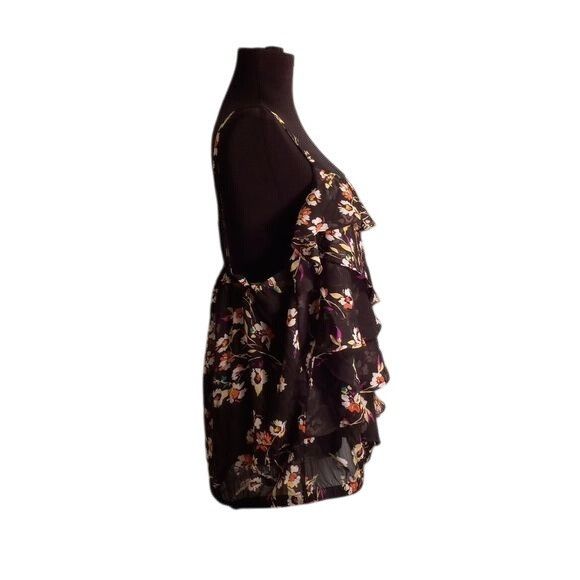 Torrid Torrid Size 2 18 20 2X Camisole Top Sheer Floral Tiered Ruff Size XXL / US 16-18 / IT 52-54 - 4 Thumbnail