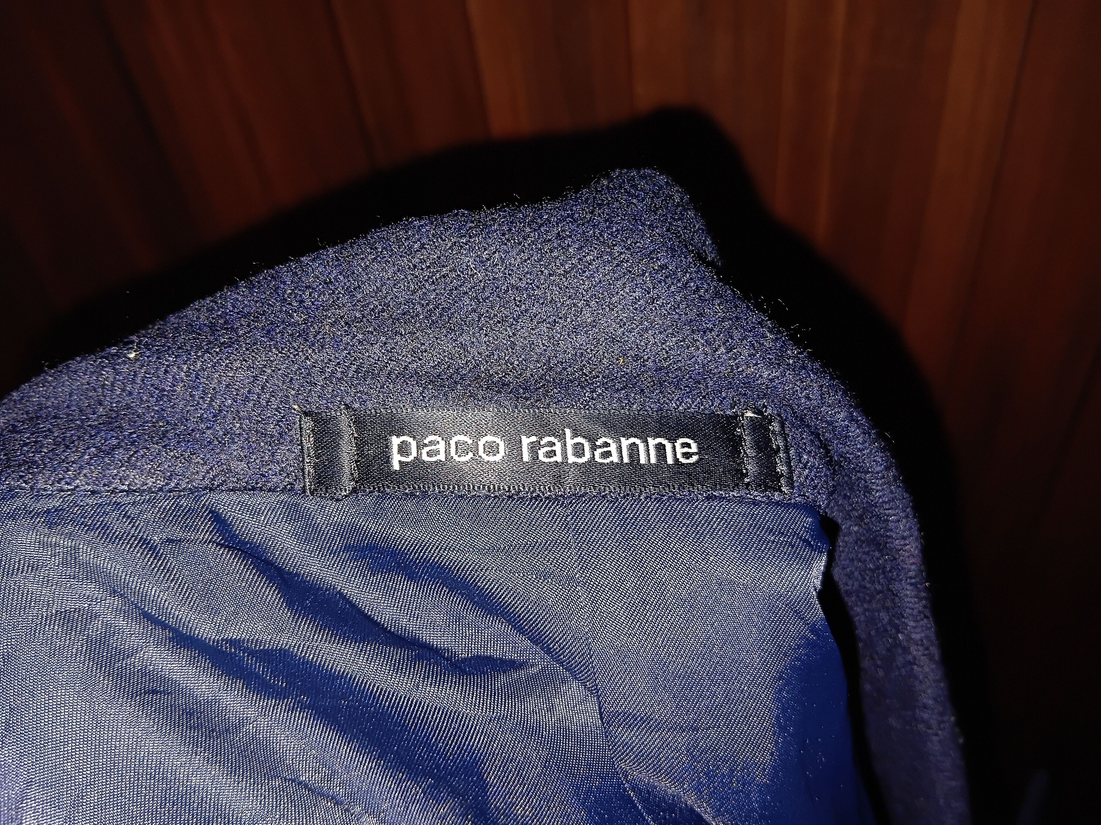 Other Vintage Paco Rabbane Paris Blazer Coat Wool Jacket Size US M / EU 48-50 / 2 - 8 Thumbnail