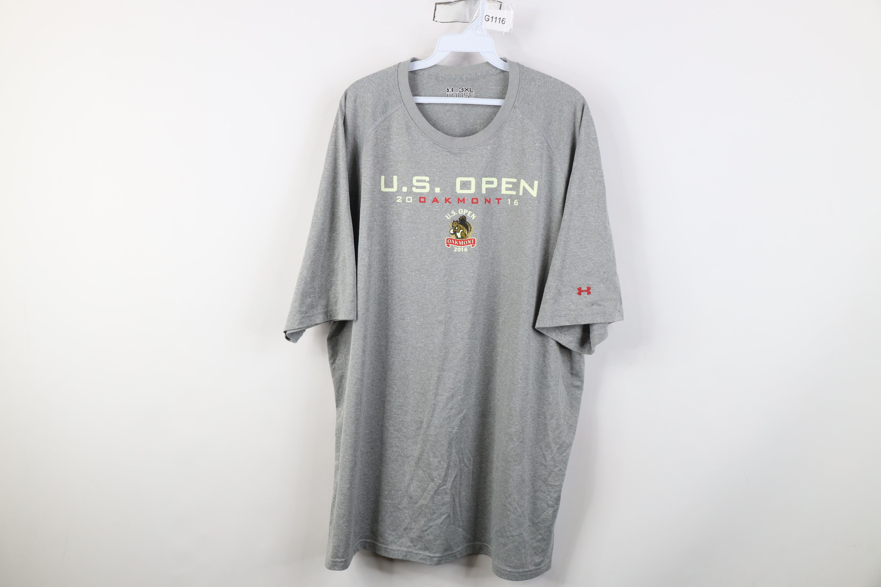 Under Armour Under Armour Oakmont US Open Golf Short Sleeve T-Shirt Gray Size US XXL / EU 58 / 5 - 1 Thumbnail