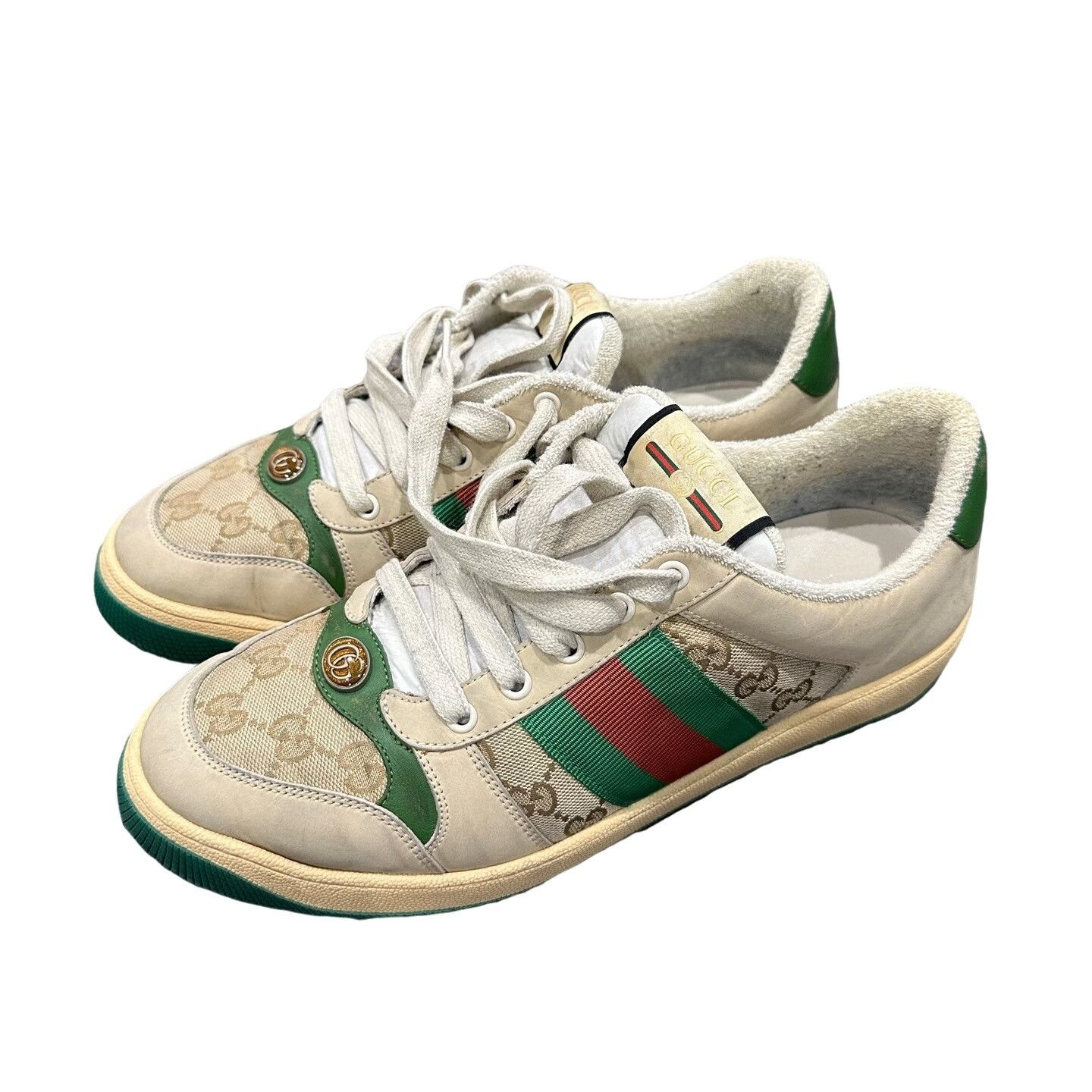Gucci Gucci Screener GG Canvas Sneakers 43 Size US 10 / EU 43 - 1 Thumbnail