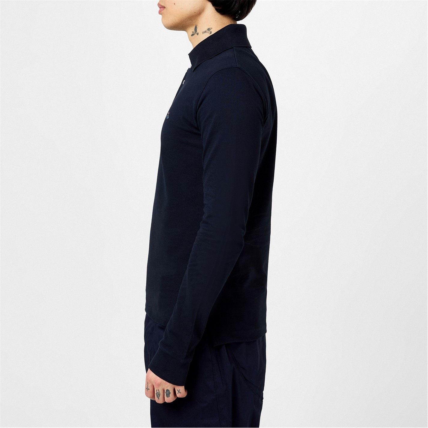 Vivienne Westwood o1g2r1mq0526 Plain Cotton Polo Shirt in Navy Size US XXL / EU 58 / 5 - 3 Thumbnail