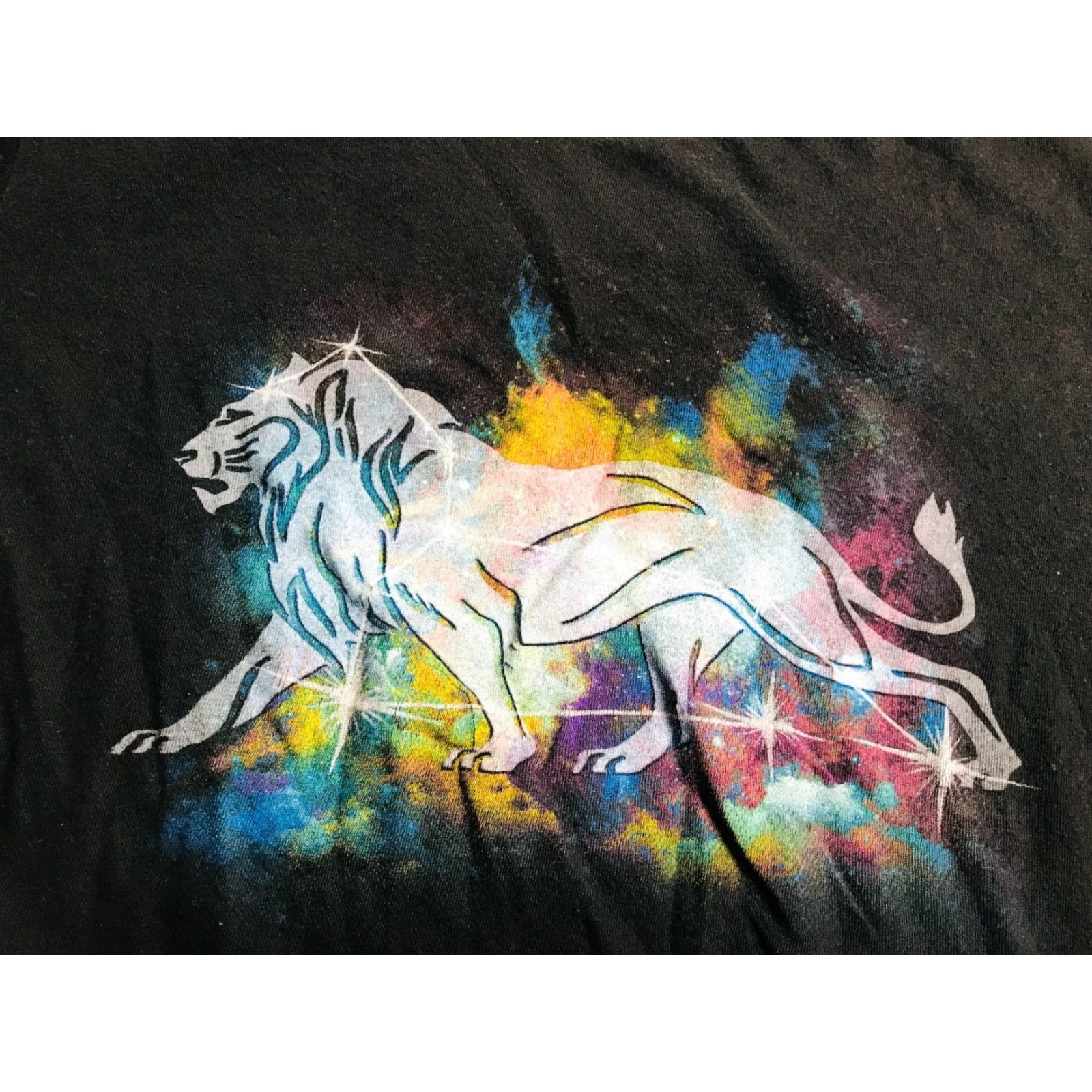 Vintage MGM Grand Shirt Womens Large Black LAS VEGAS Lion Top Short Sleeve T-Shirt Mens? Size L / US 10 / IT 46 - 3 Thumbnail