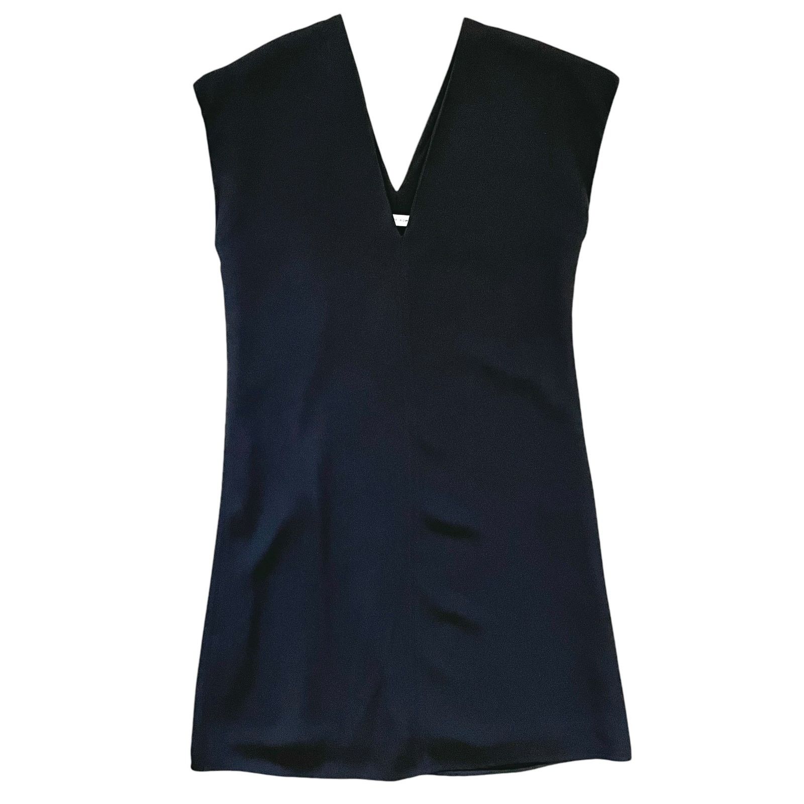 The Row The Row Perry Black V-Neck Dolman-Sleeve Shift Dress Size XS / US 0-2 / IT 36-38 - 3 Thumbnail