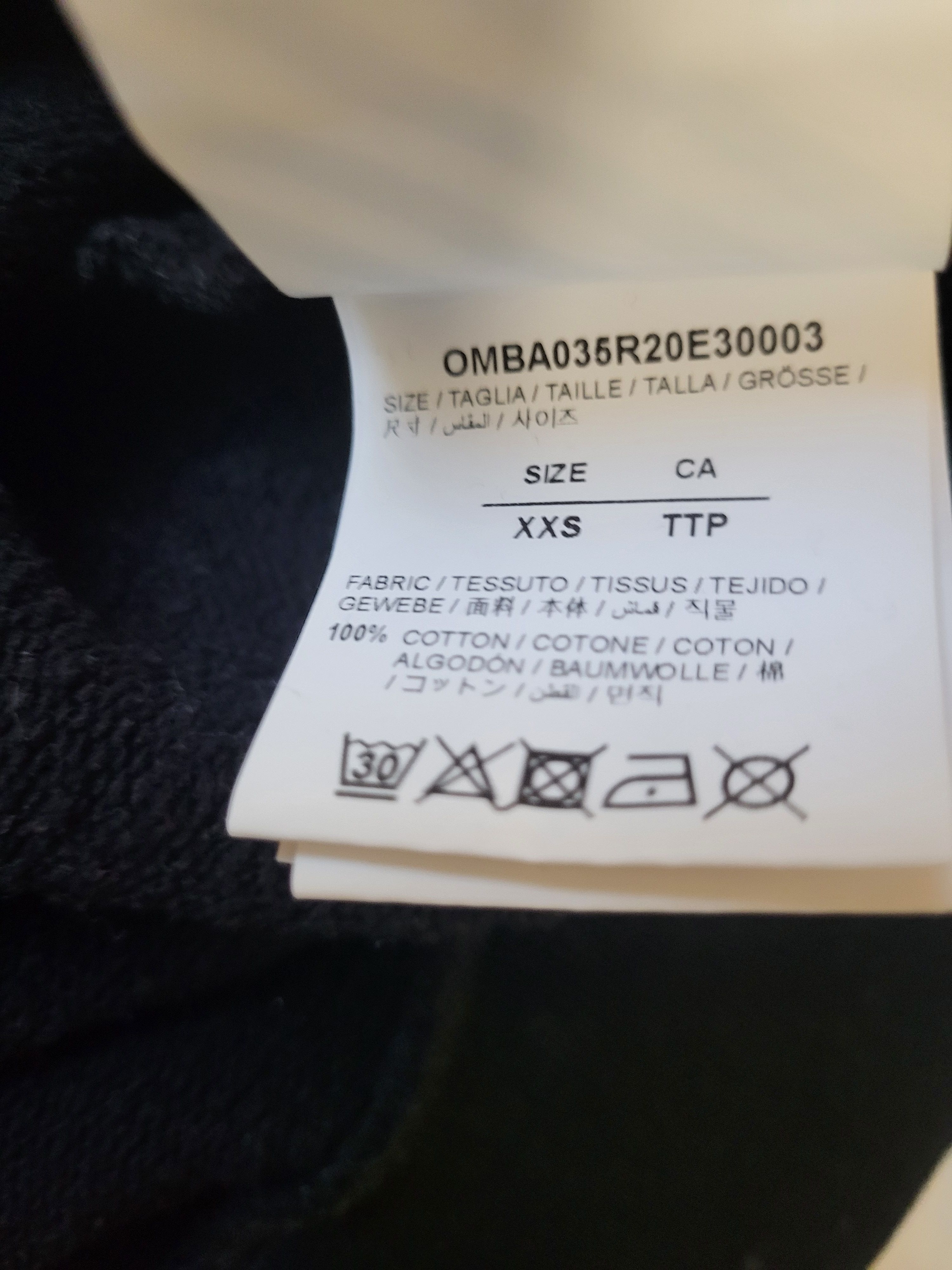 Off-White Preloved Unisex Rationalism Sweatshirt Size US XXS / EU 40 - 7 Thumbnail