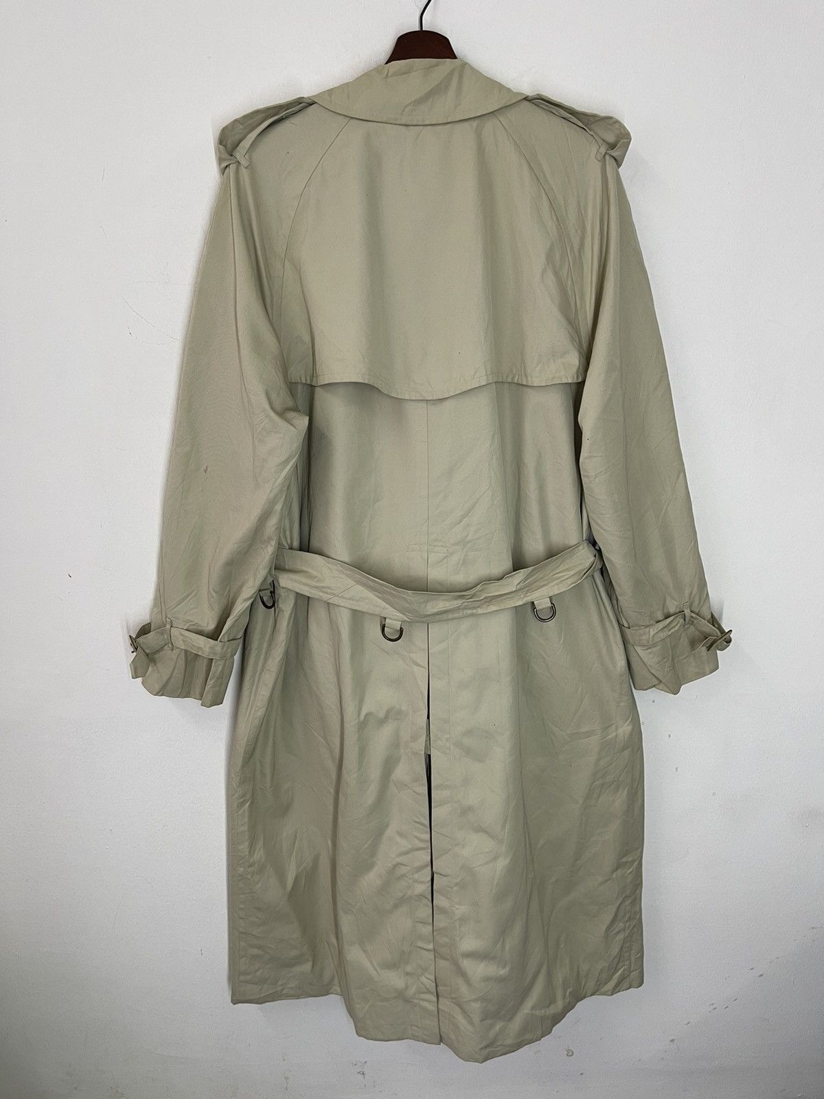 Burberry Prorsum VINTAGE ICONIC BURBERRYS LONDON BEIGE DOUBLE BREAST TRENCH Size US L / EU 52-54 / 3 - 4 Thumbnail