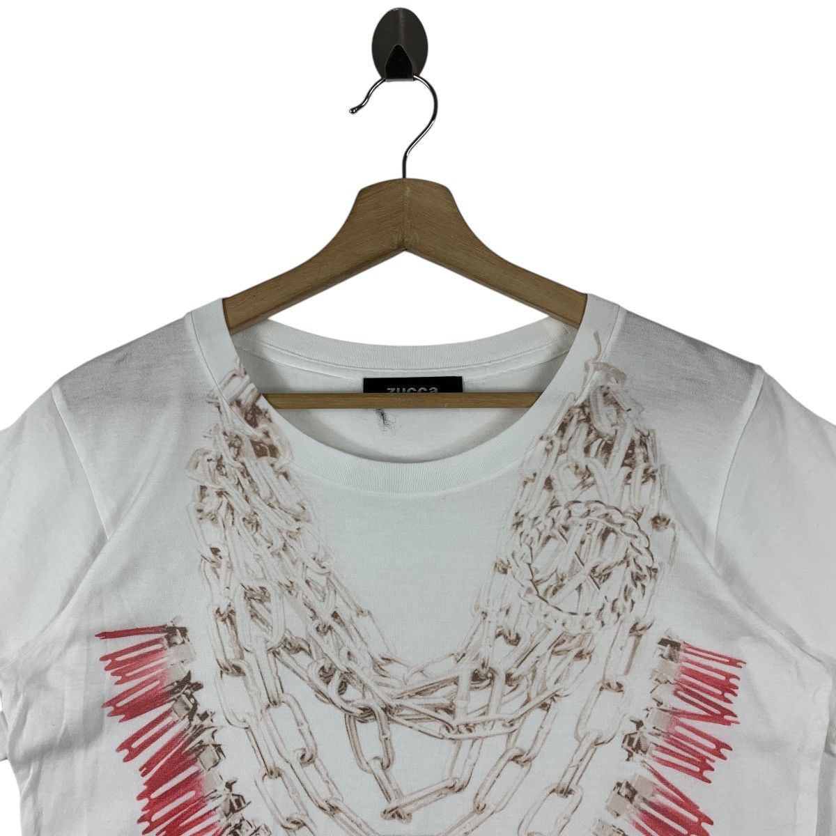 Japanese Brand × Zucca ZUCCA chain necklace women tee Size L / US 10 / IT 46 - 2 Thumbnail
