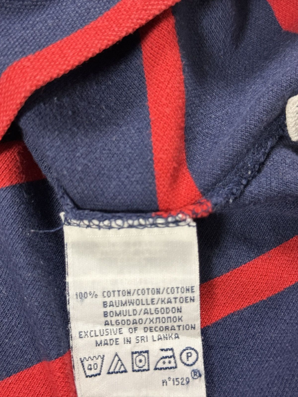 Ralph Lauren Chief Keef Polo Ralph Lauren big pony striped navy red Size US XL / EU 56 / 4 - 5 Thumbnail