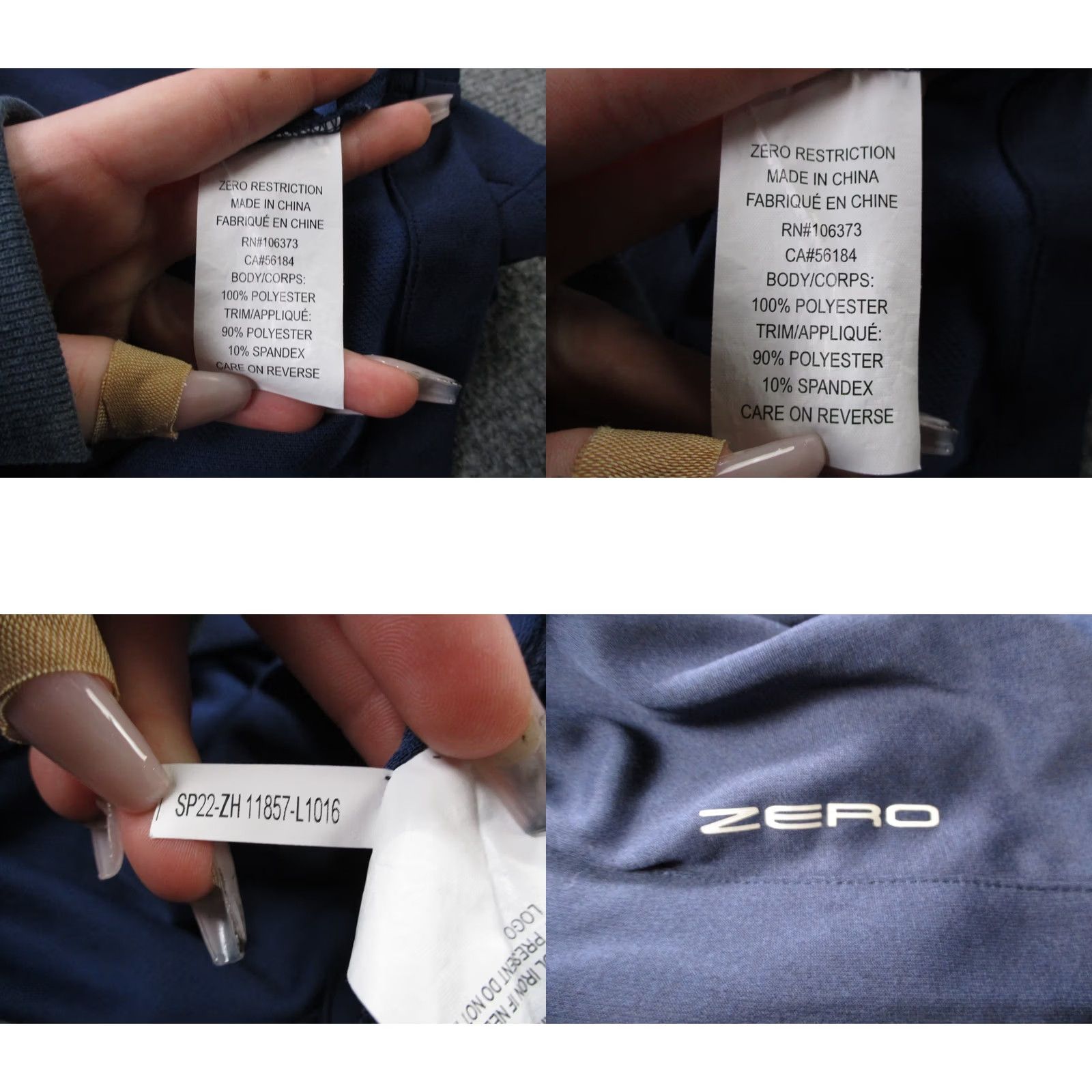 Vintage Zero Restrictive Jacket - Mens Navy Blue Golf Performance Vest Size US M / EU 48-50 / 2 - 8 Thumbnail