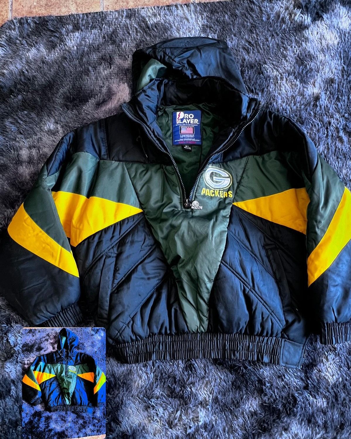 Pro Player × Vintage green bay pro player jacket Size US L / EU 52-54 / 3 - 1 Thumbnail