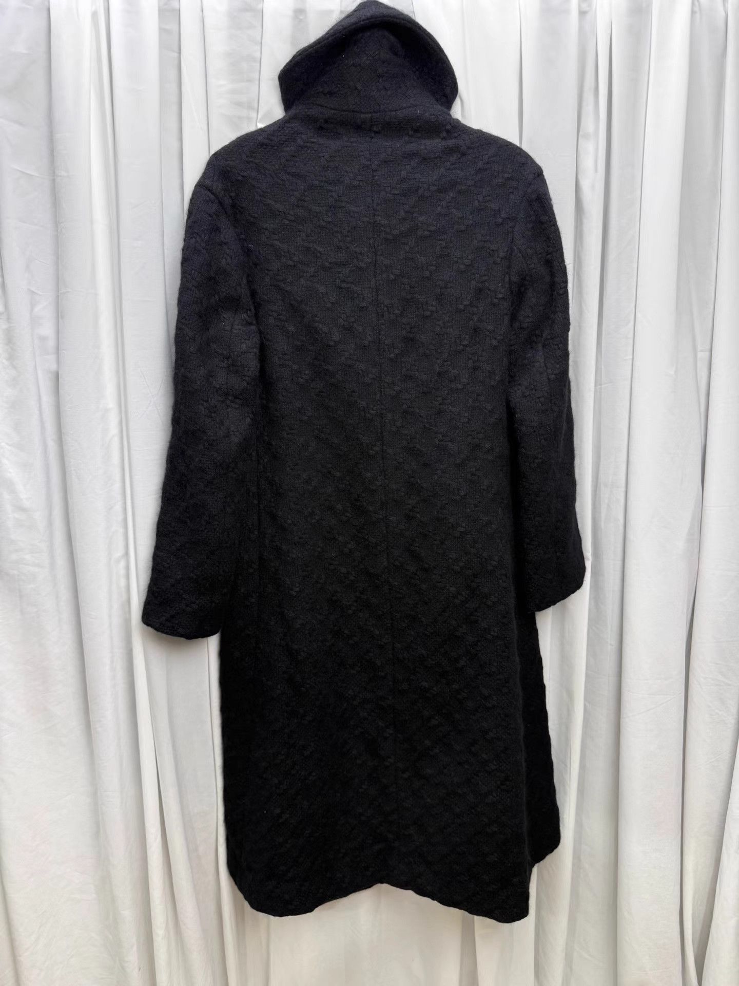 Yohji Yamamoto Yohji Yamamoto Main Line Chunky Knit Wool Coat K20 Size US M / EU 48-50 / 2 - 2 Thumbnail