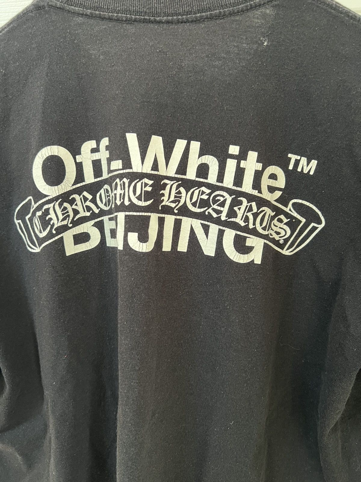 Chrome Hearts RARE! Chrome Hearts Off-White Beijing Exclusive Tee Size US L / EU 52-54 / 3 - 4 Thumbnail