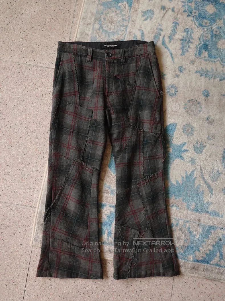 Junya Watanabe Junya Watanabe size S Patchwork slightly flared trousers Size 23" - 1 Thumbnail