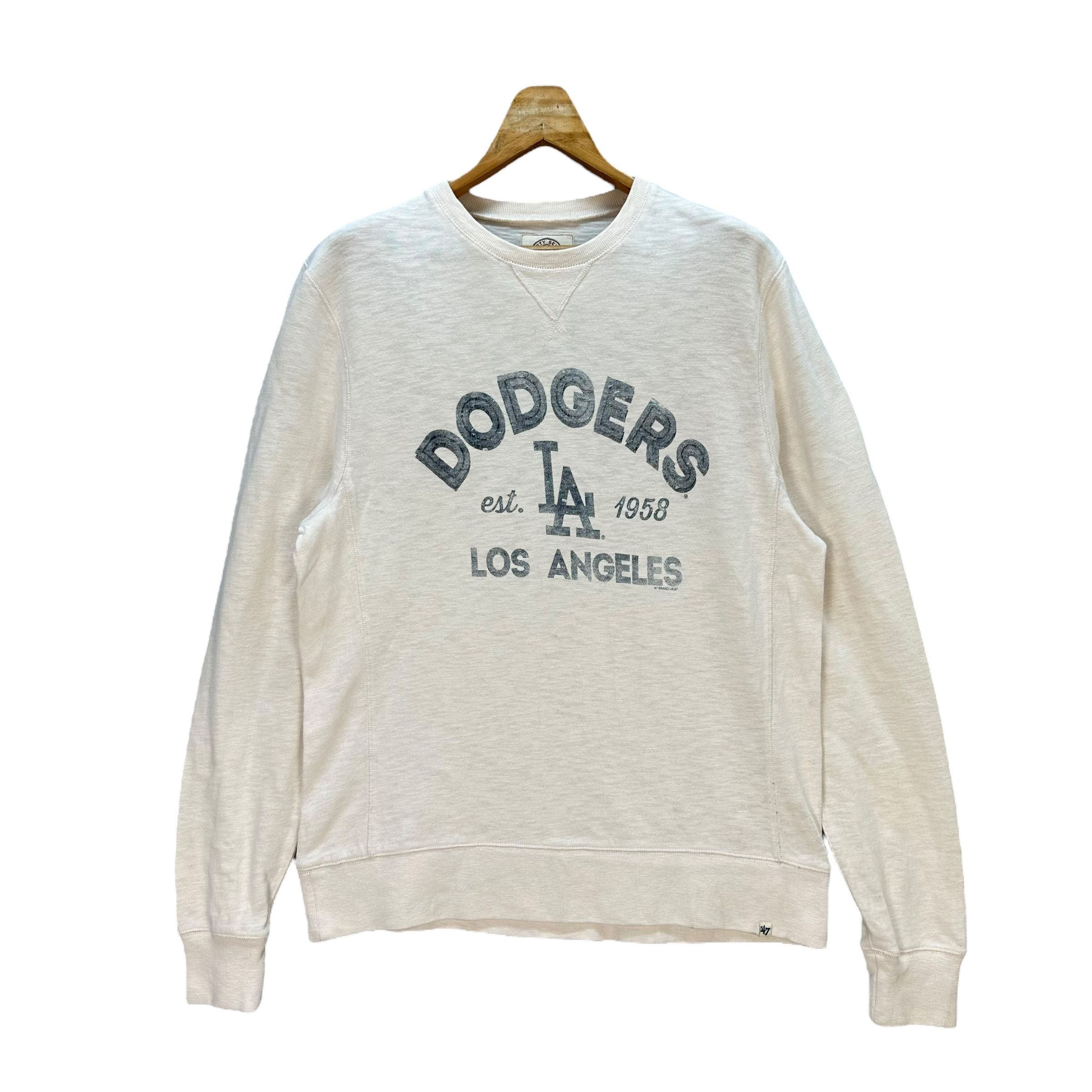 47 Brand Los Angeles Dodgers Big Logo Crewneck Sweatshirt #A4-0074 Size US M / EU 48-50 / 2 - 1 Thumbnail