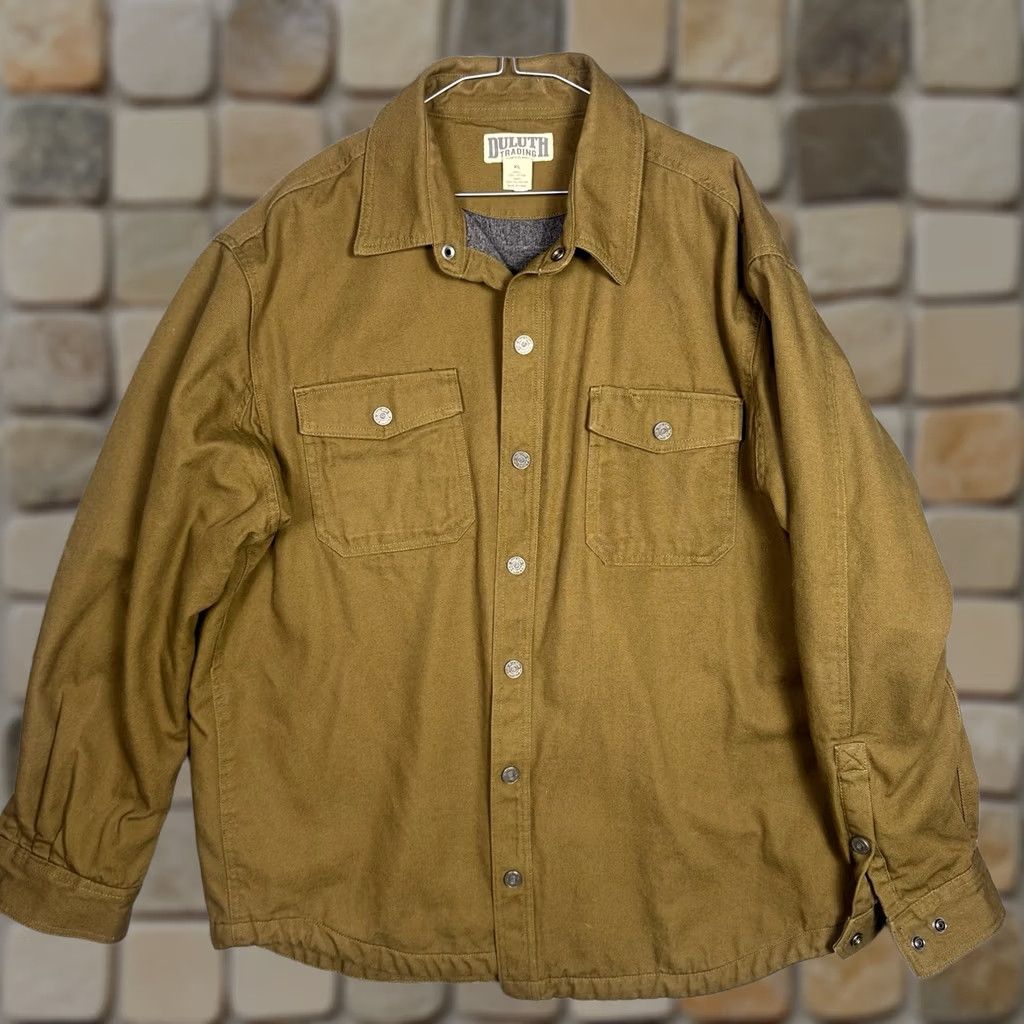 Vintage Duluth Hanger Bender Fire Hose Fleece Lined Jacket XL Mens Workwear Size US XL / EU 56 / 4 - 1 Thumbnail