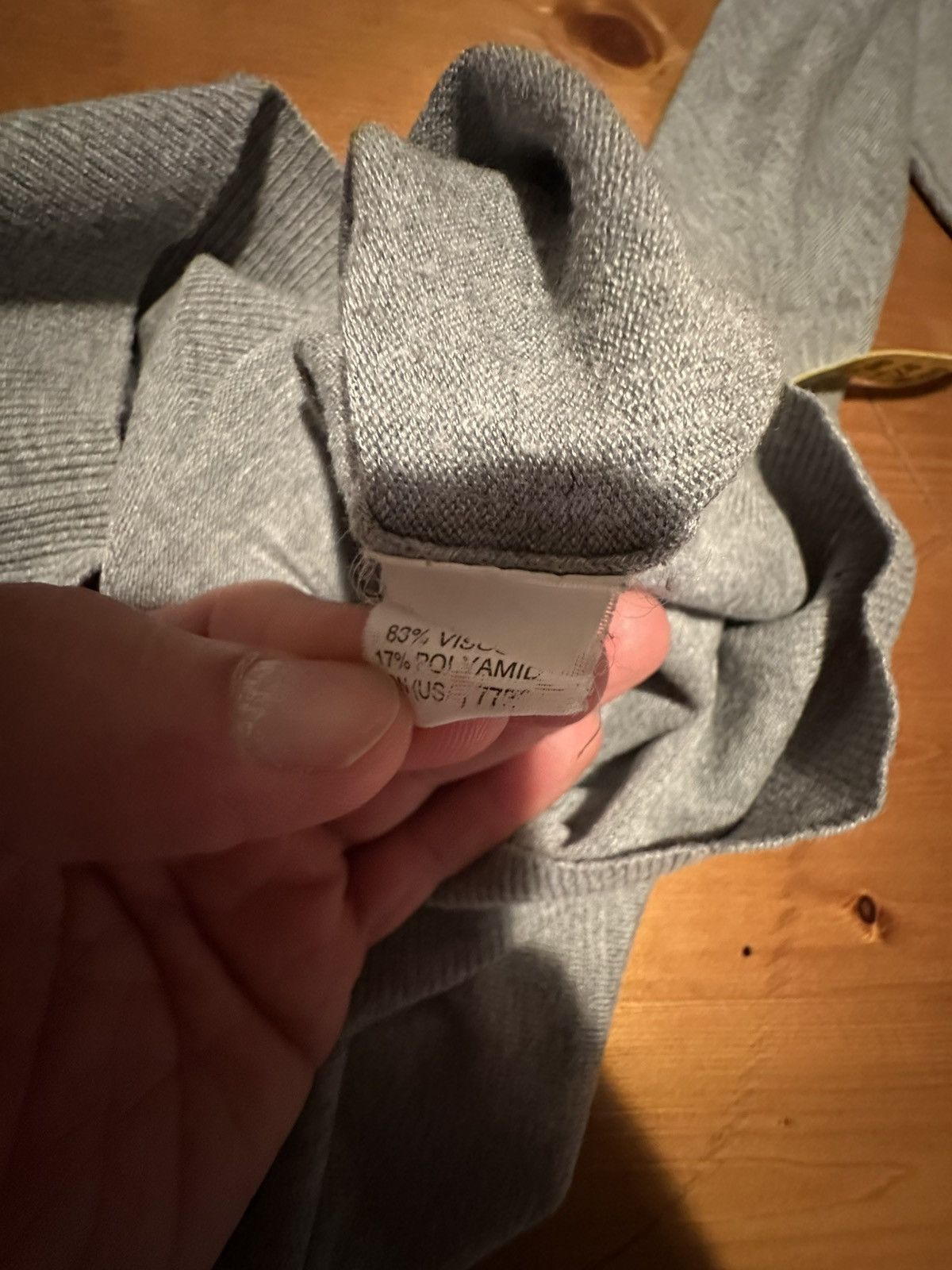 Zara Zara Grey Sweater V Neck Size US L / EU 52-54 / 3 - 5 Thumbnail