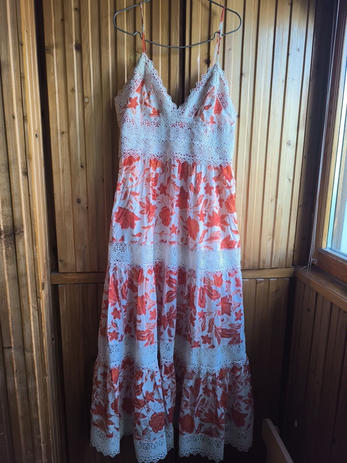 Antonio Meccariello Nwt Antonio Melani Summer Cotton Boho Sundress Sz 8 Msrp 189 Size L / US 10 / IT 46 - 2 Thumbnail